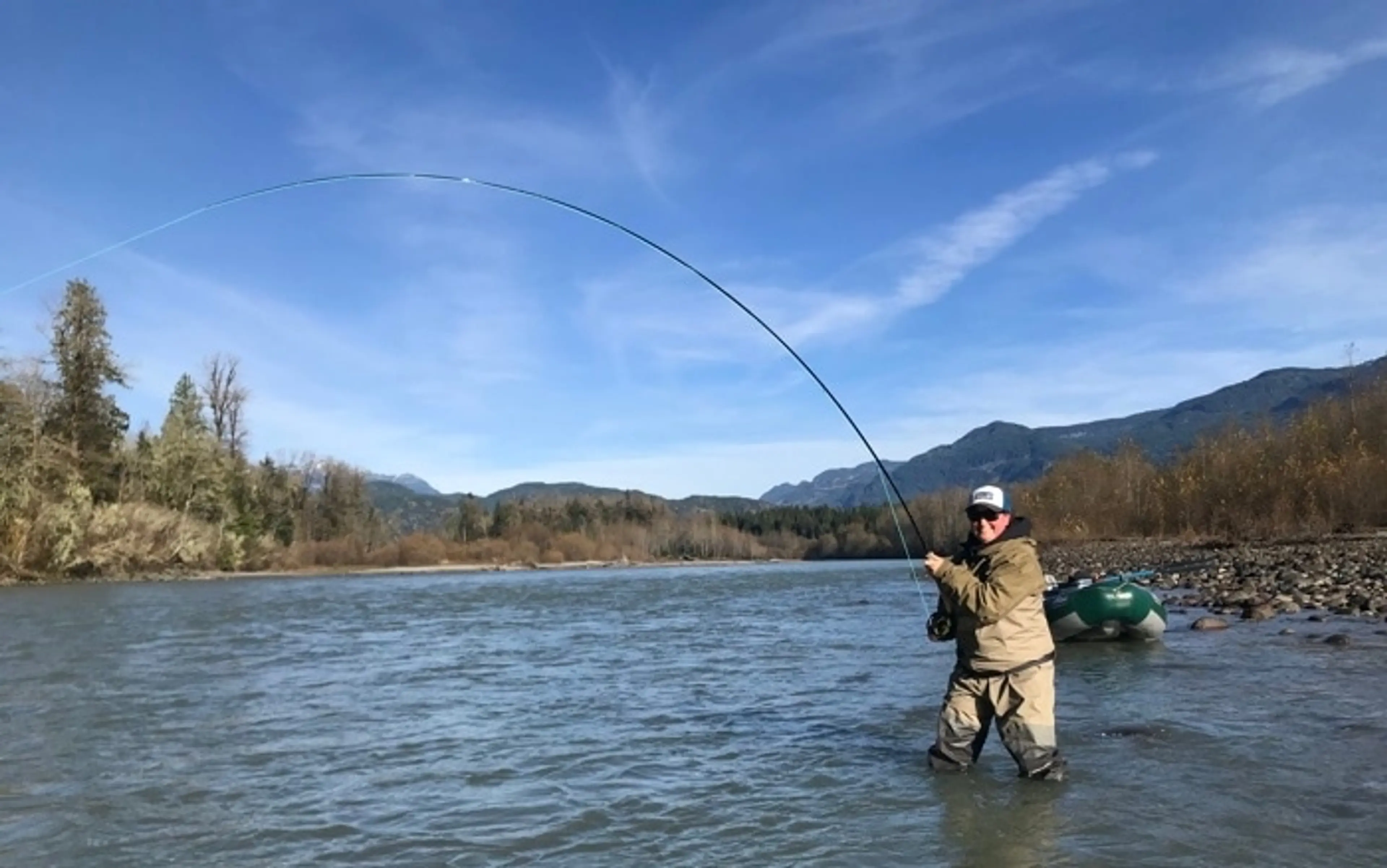 Fly fishing near Vancouver