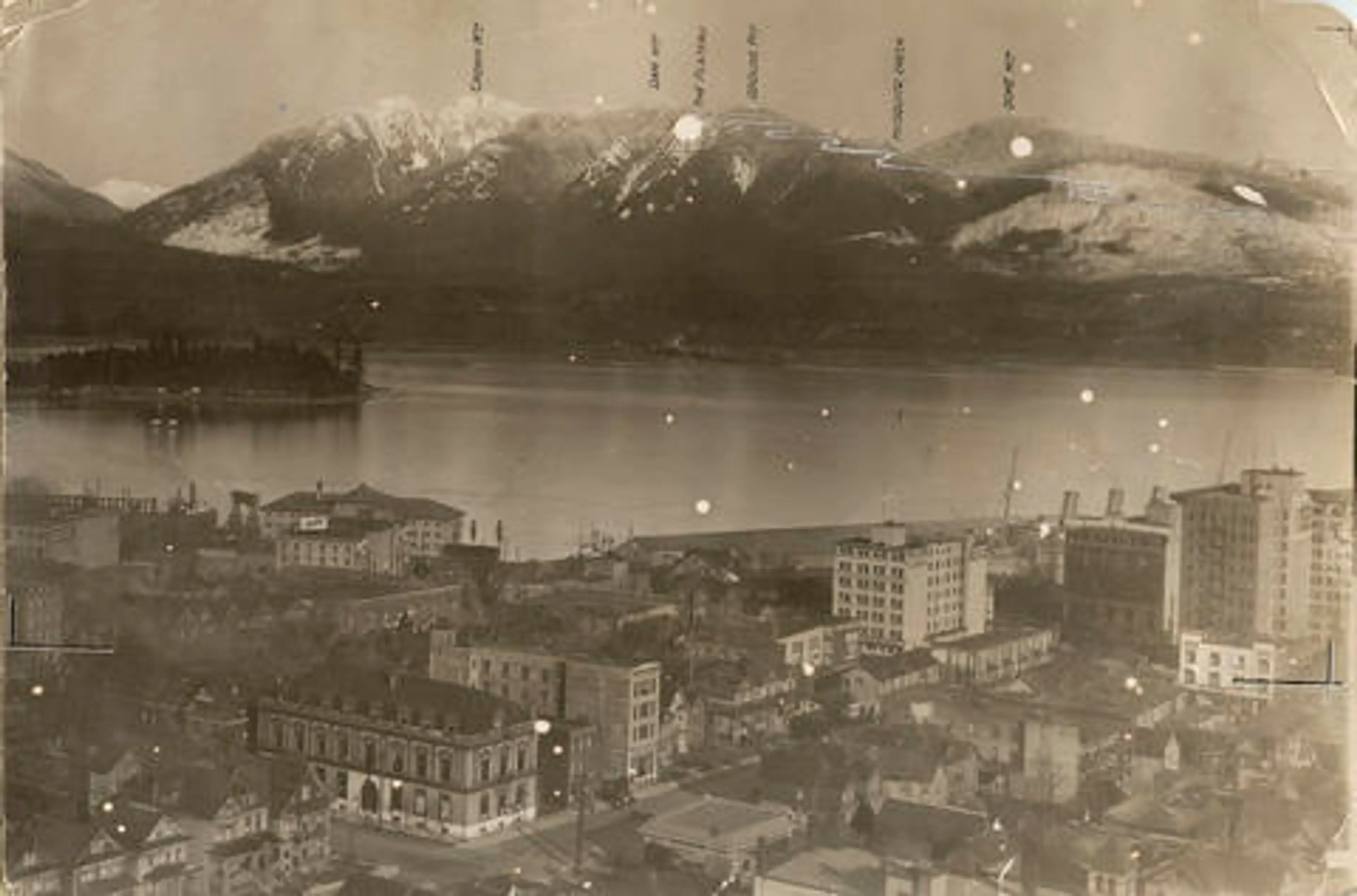 Historical photograph of Grouse Mountain