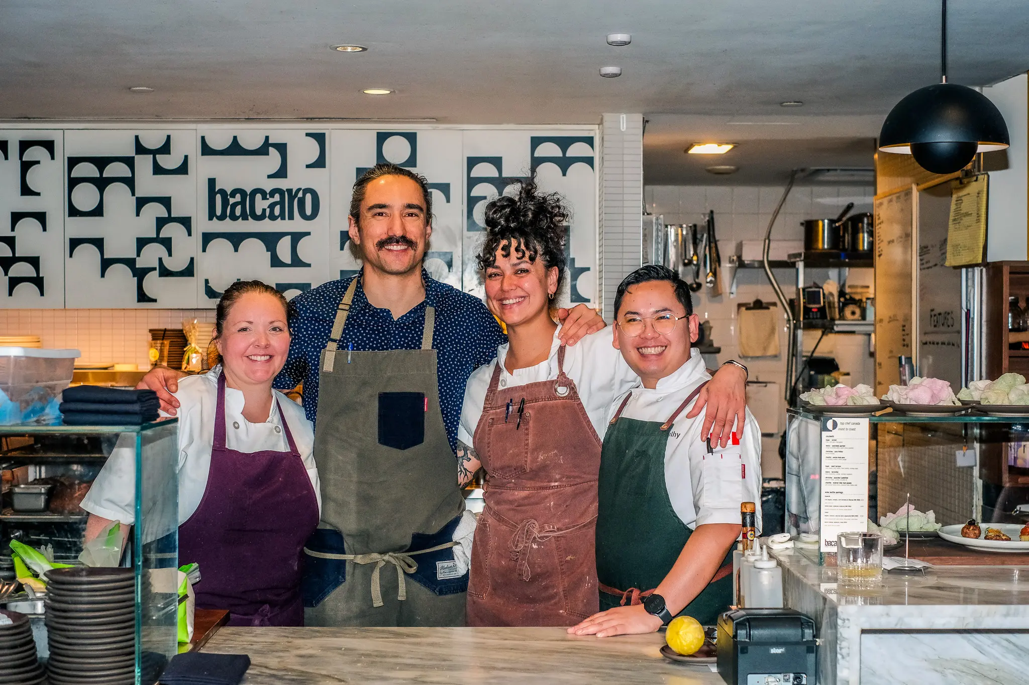 Top Chef contestants pose together at Bacaro