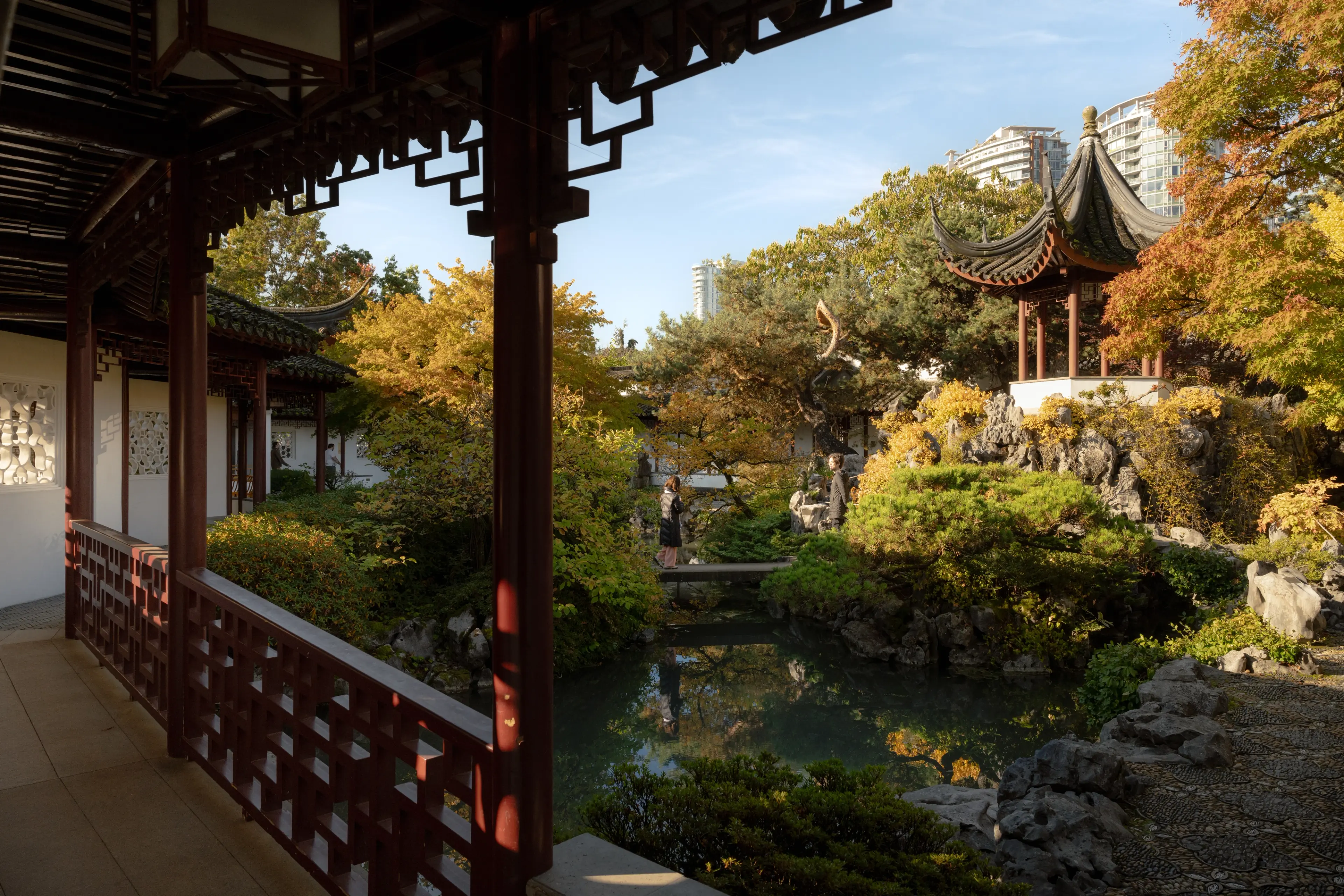 The calm surroundings of Dr. Sun Yat-Sen Classical Chinese Garden