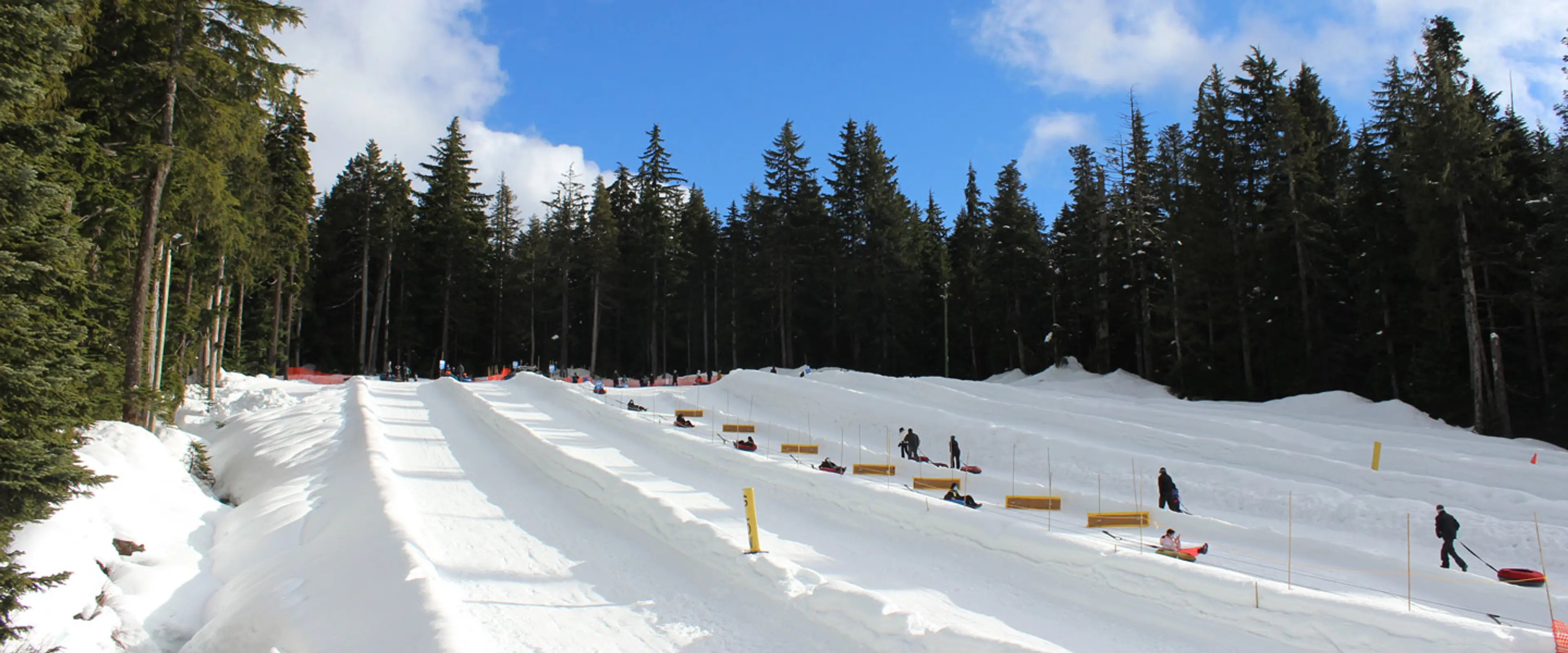 Tubing at Cypress Mountain.