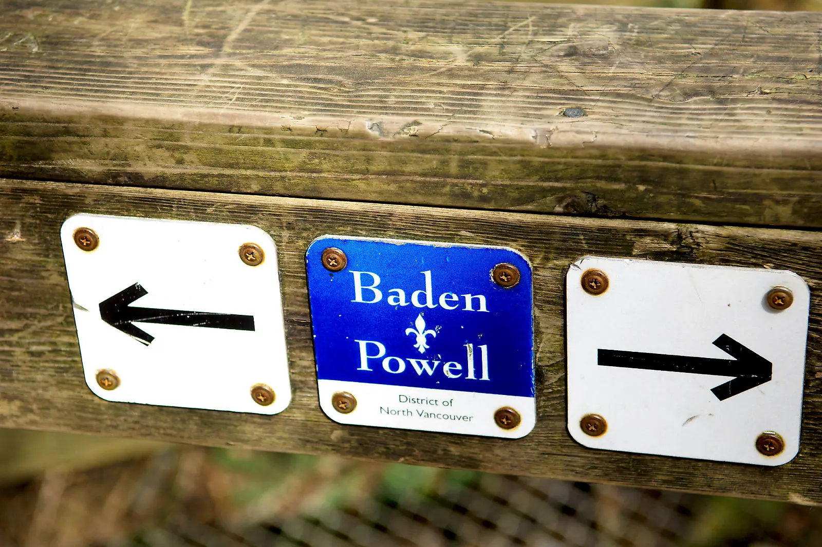 Baden Powell Trail Marker