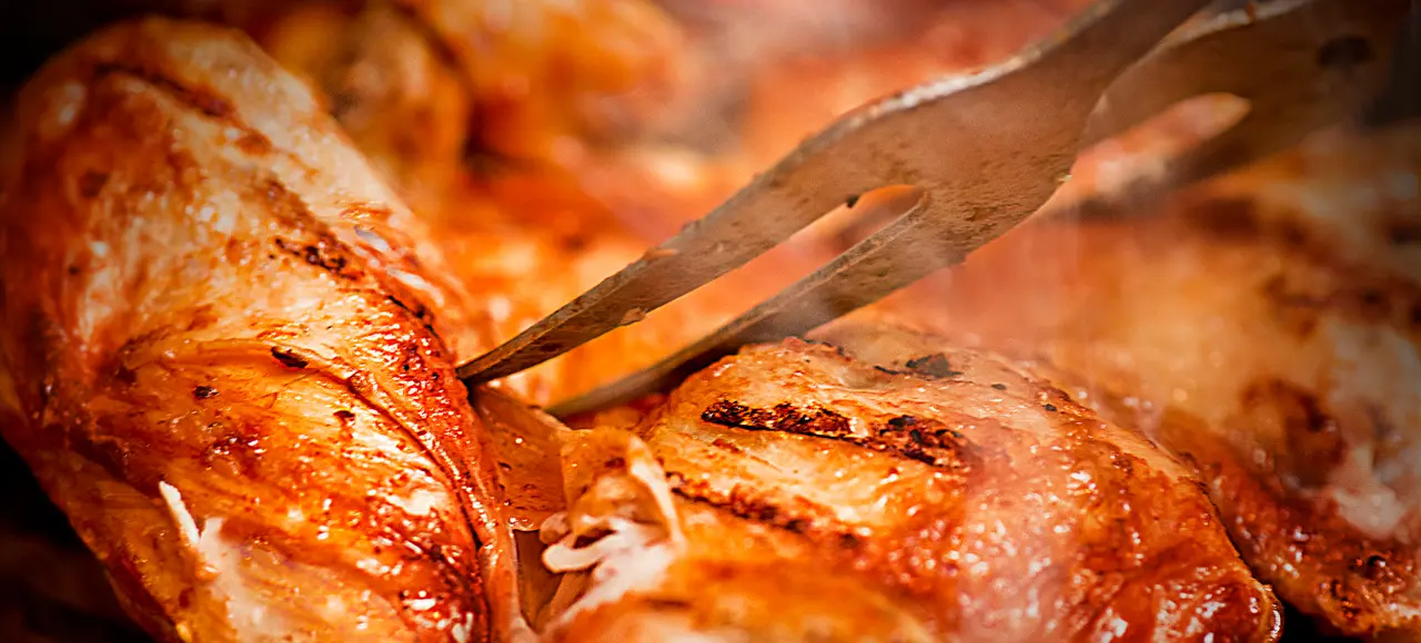 Flamed-Grilled Chicken marinate for 24-hours