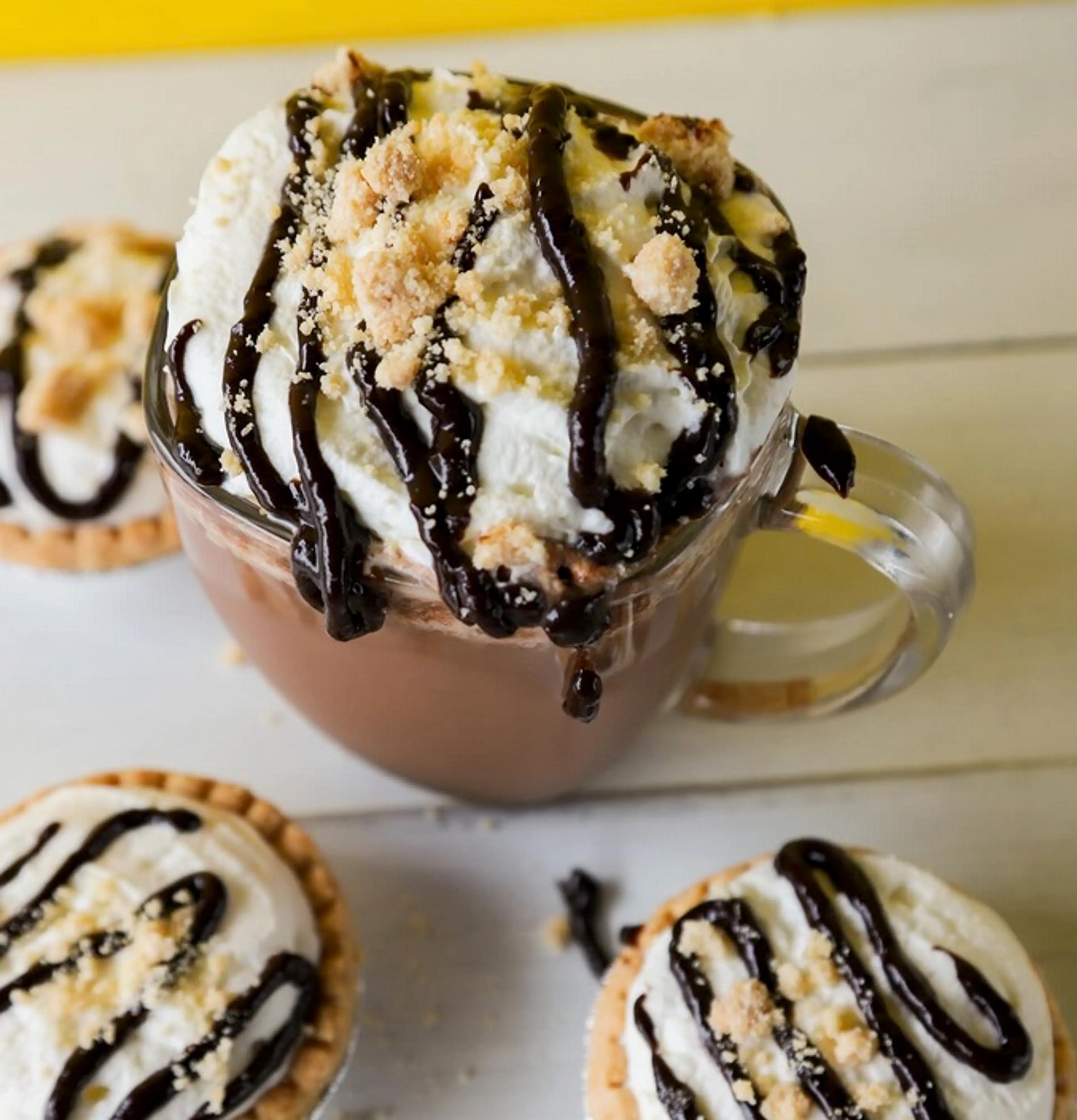 Chunky Monkey hot chocolate at The Pie Hole for the Vancouver Hot Chocolate Festival