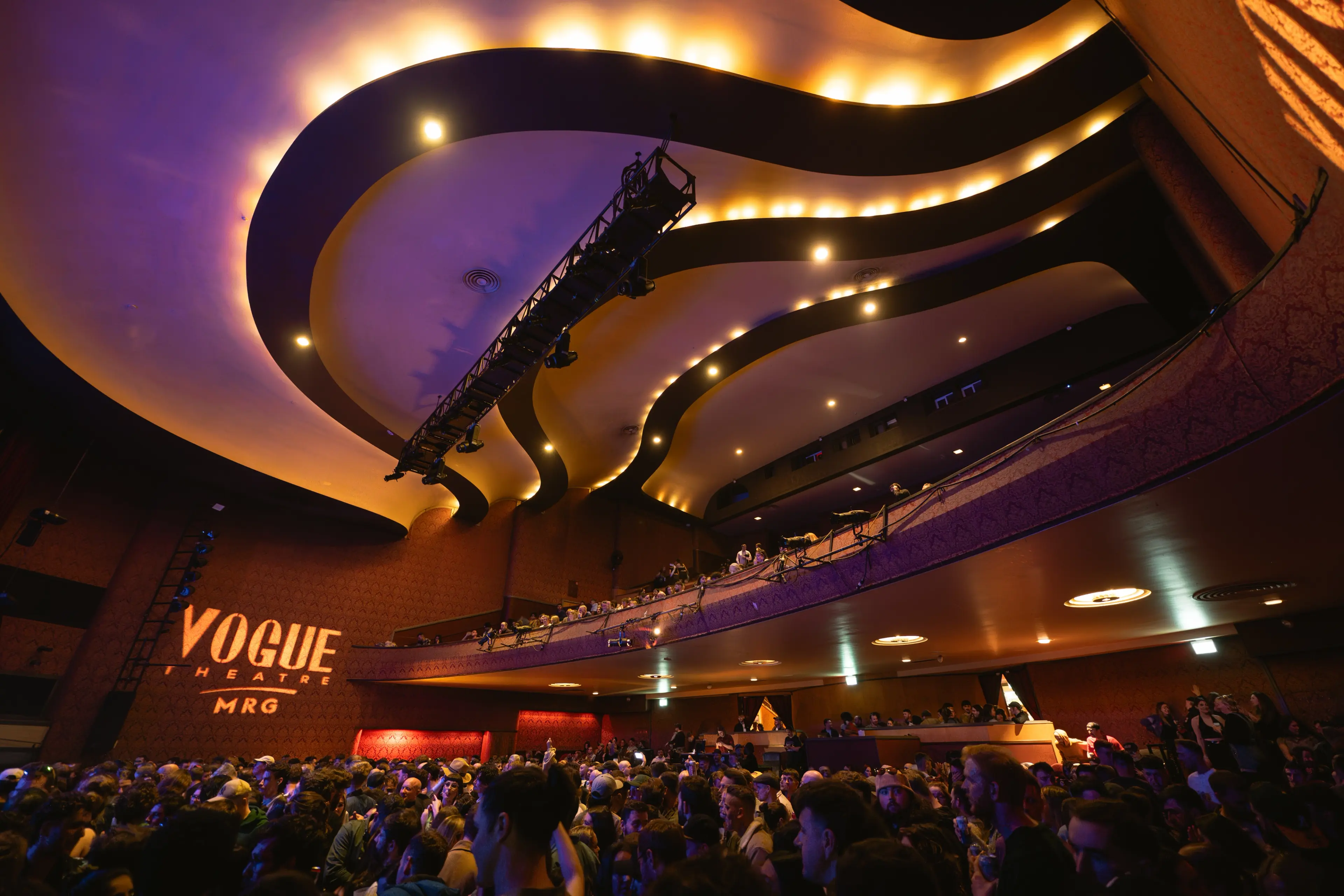 A concert at the Vogue venue in Vancouver.