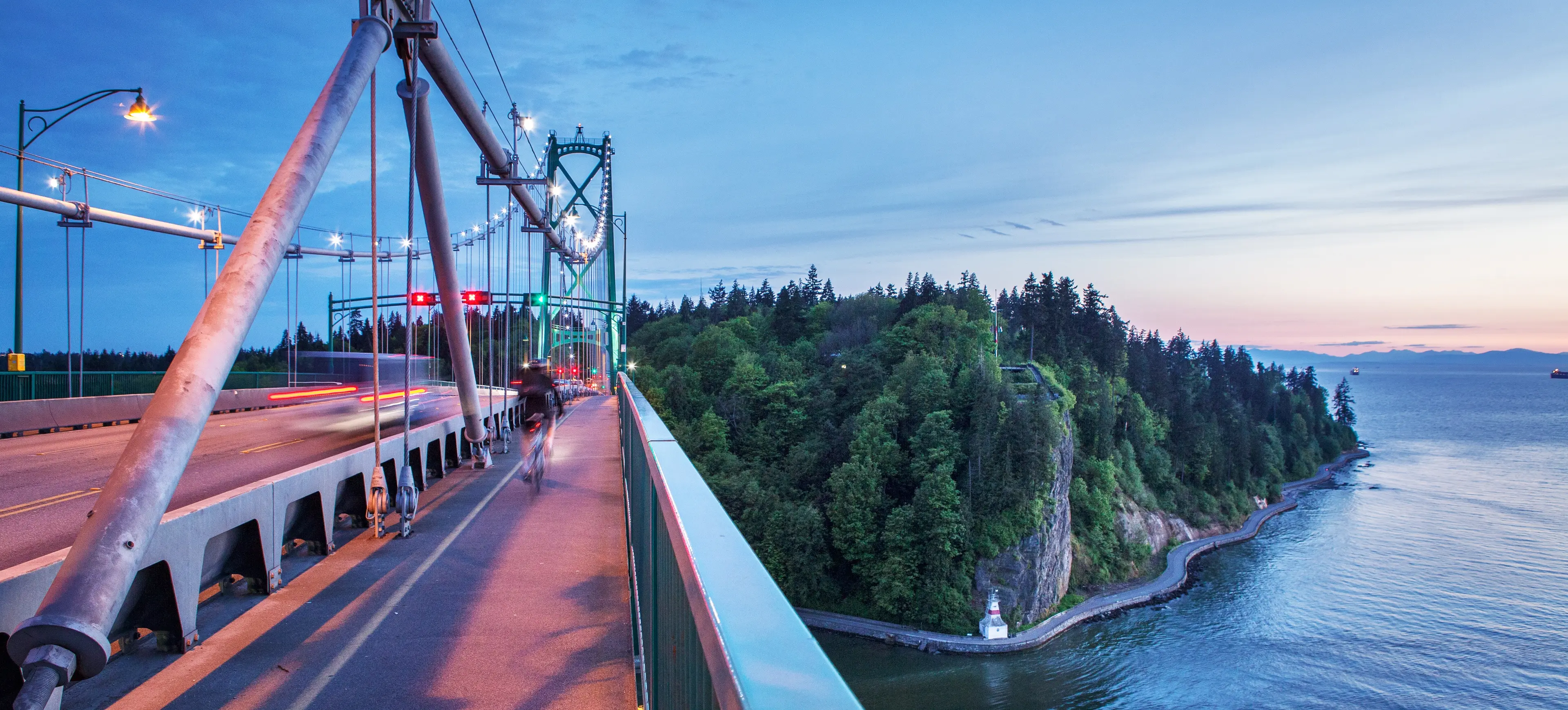 Looking to Prospect Point from Lions Gate Bridge