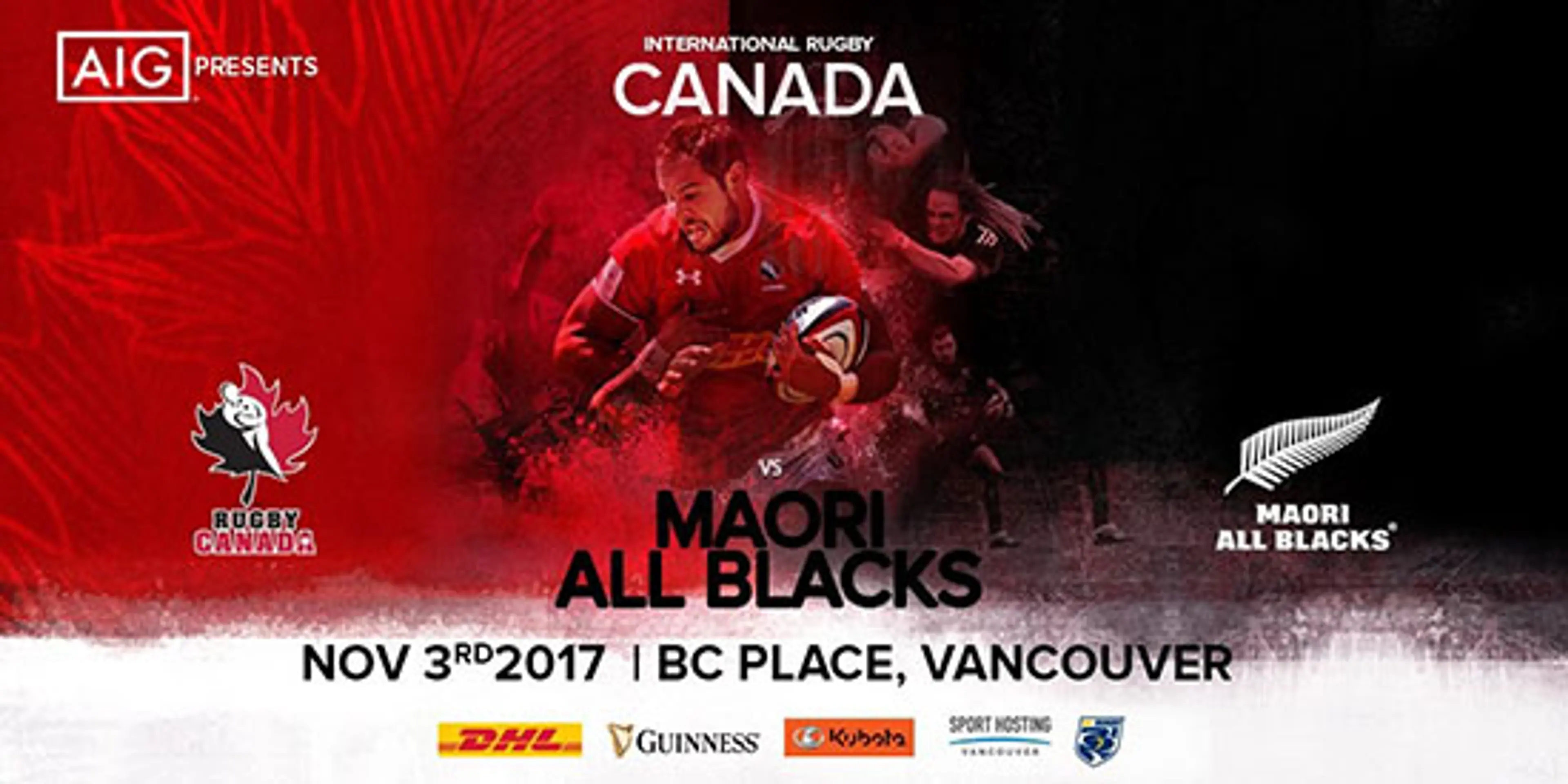 Rugby Canada’s Men’s Fifteens Team to Face  Maori All Blacks in Vancouver