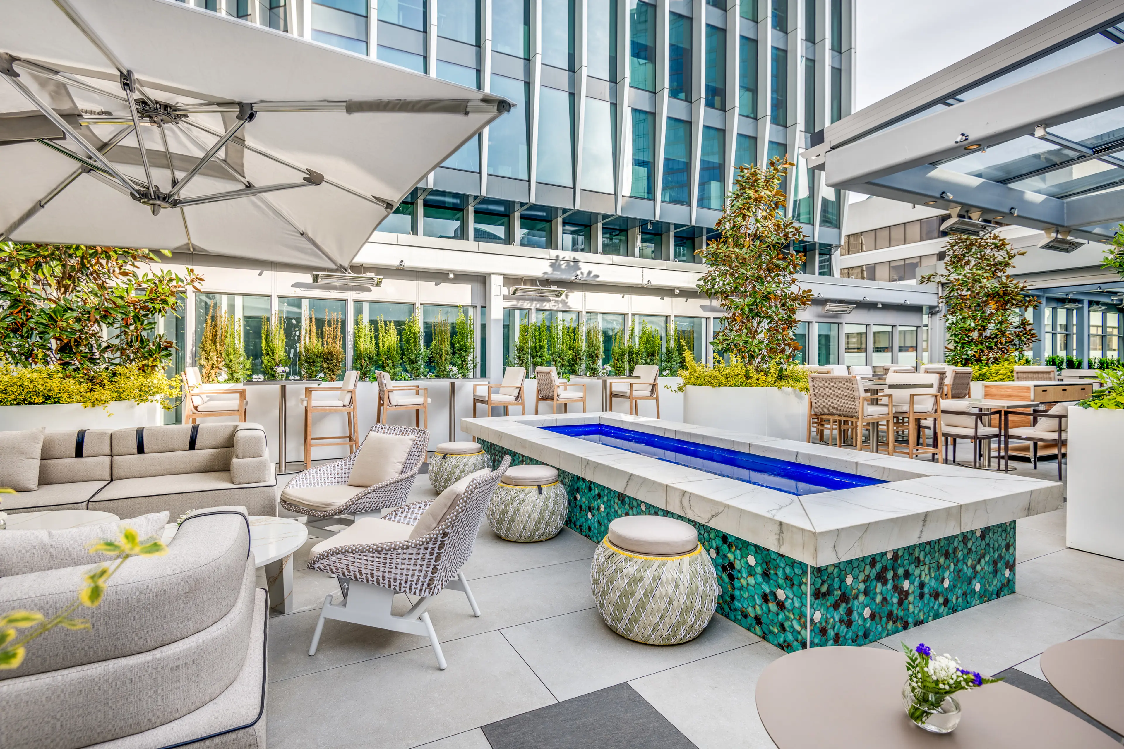 Patio at Lavantine