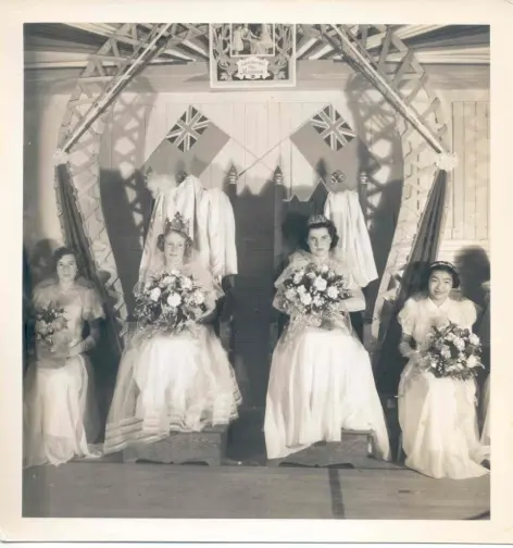 Britannia Mine’s Copper Queen ceremony circa 1939
