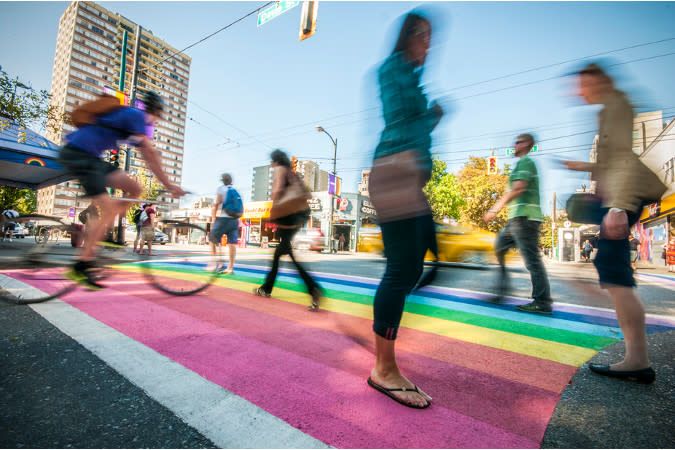 Rainbow Crosswalk