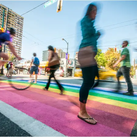 Rainbow Crosswalk