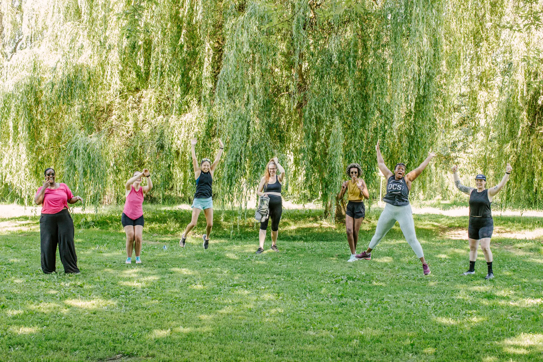 Project Love Run participants after a run