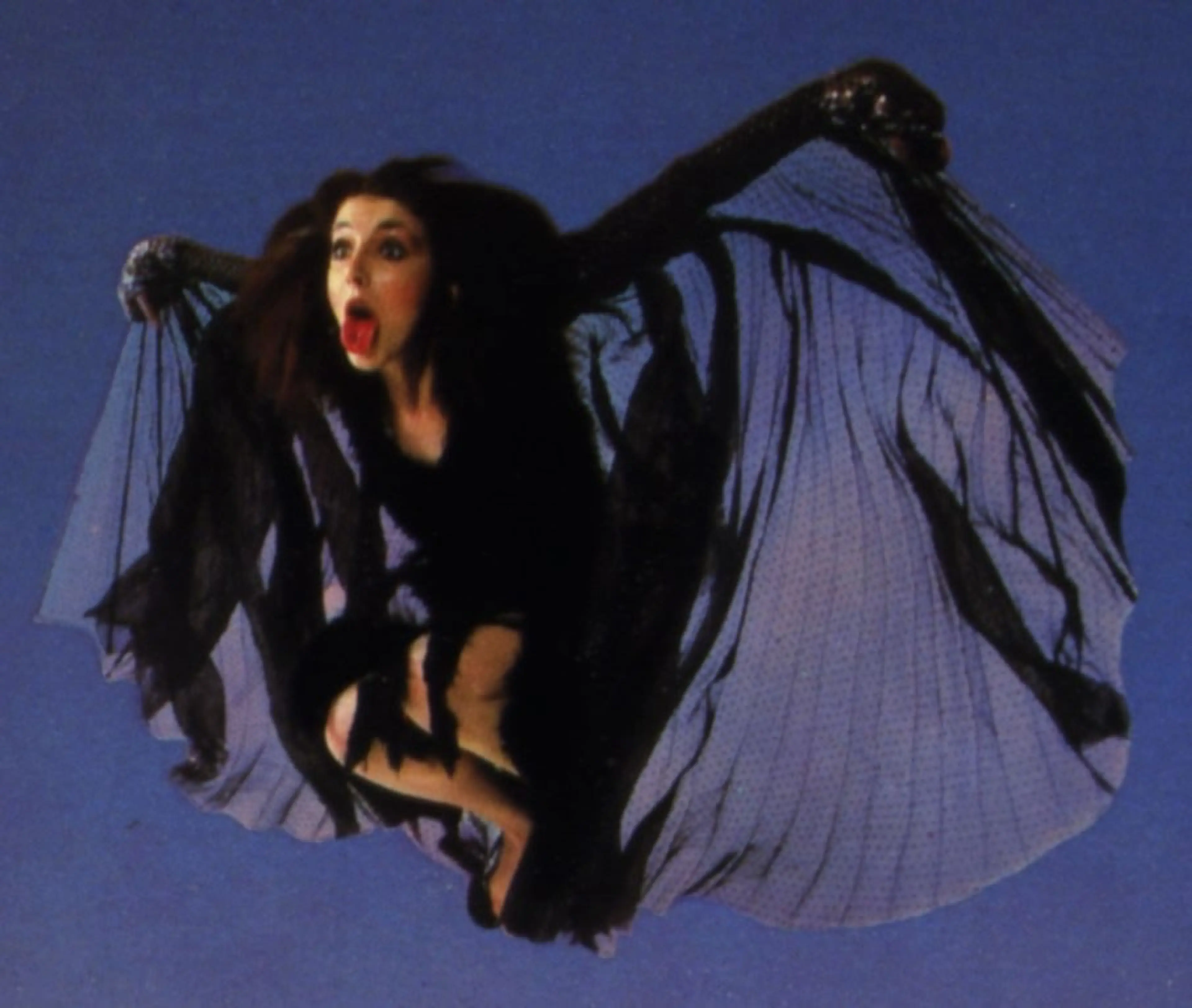 Kate Bush flying 
