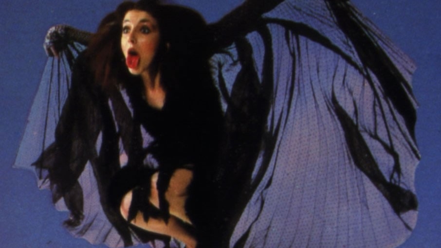 Kate Bush flying