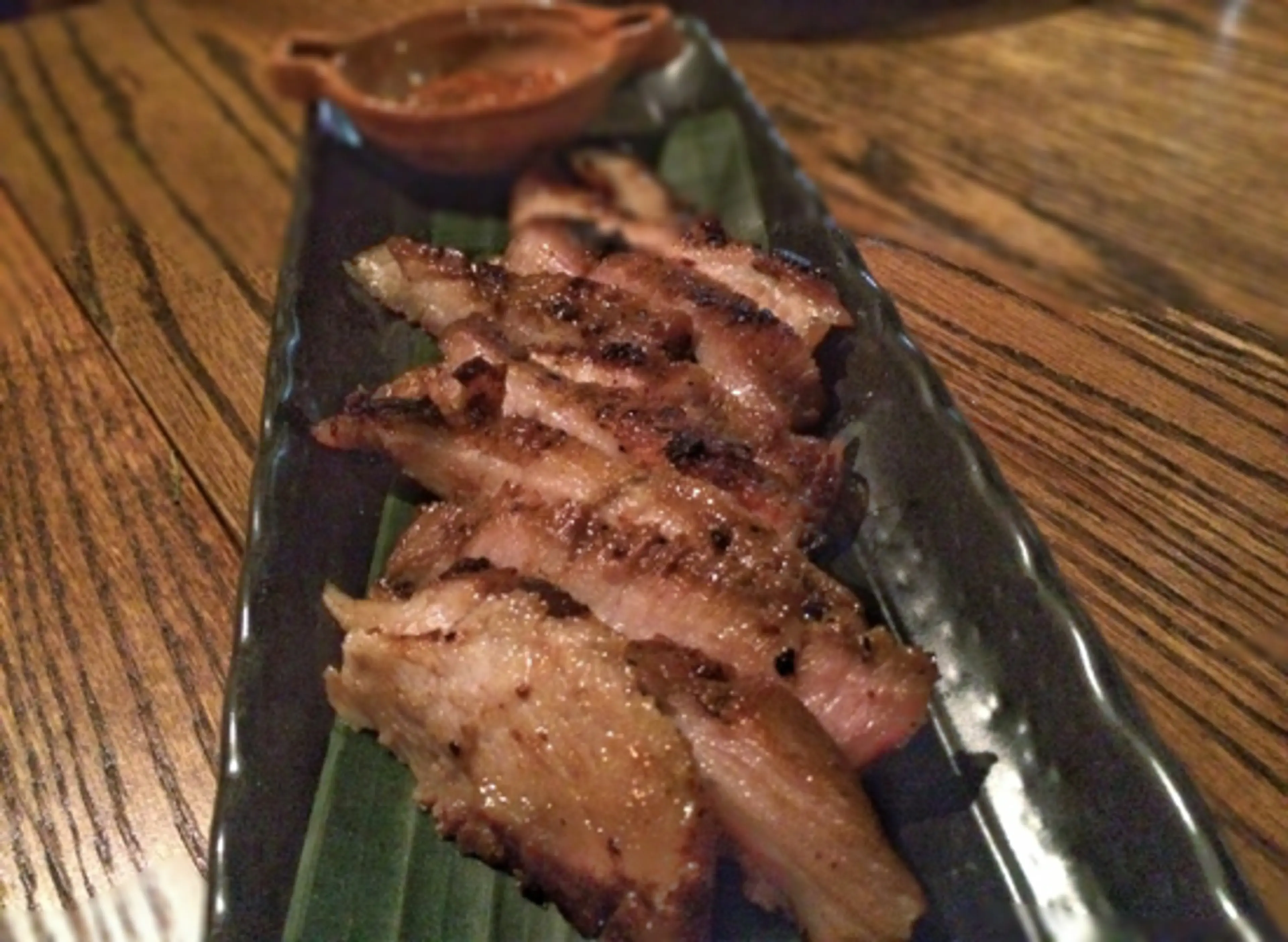 Kor Moo Yang (porks cheeks) - Photo Credit: Tara Lee