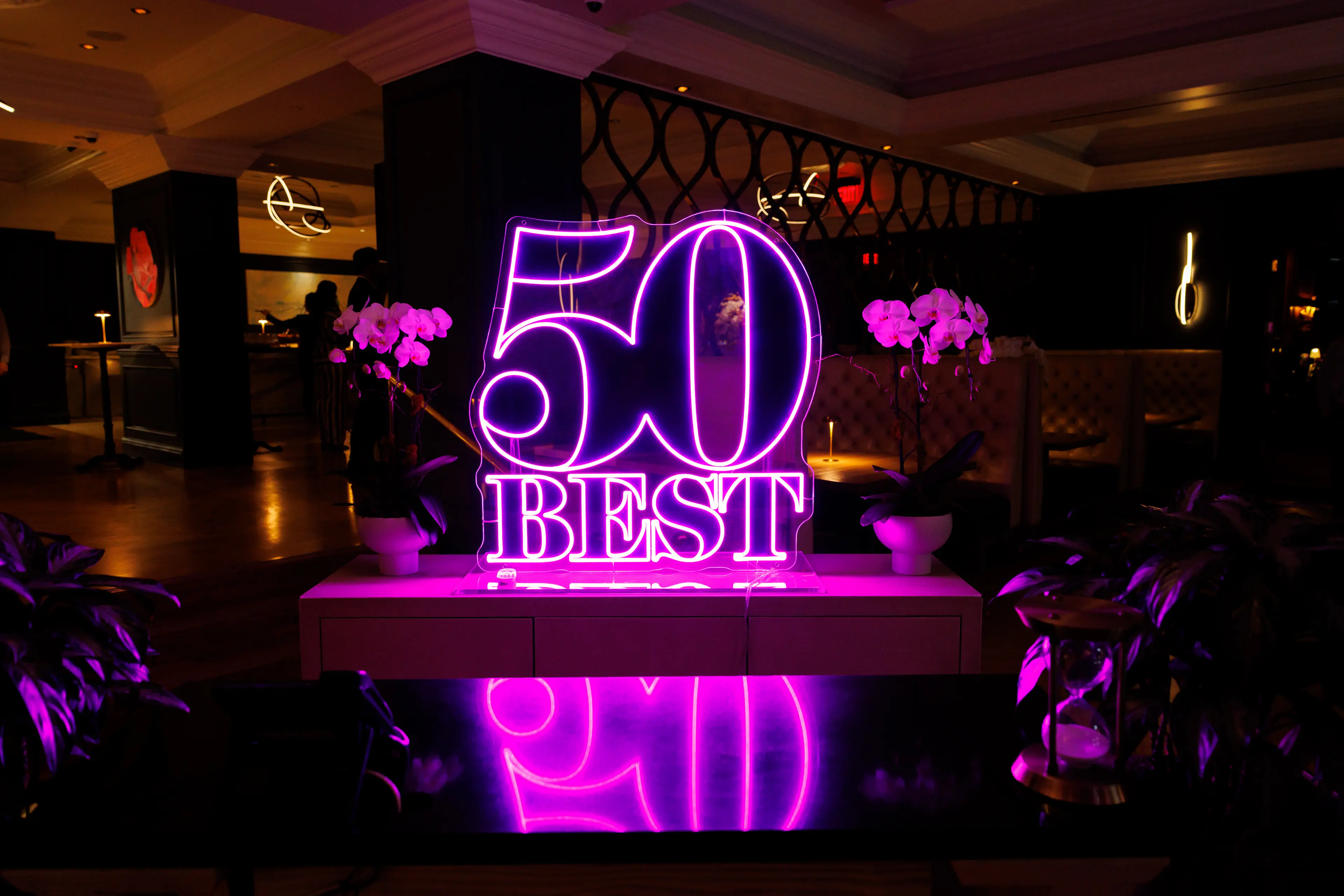 50 Best Bars Neon Sign 