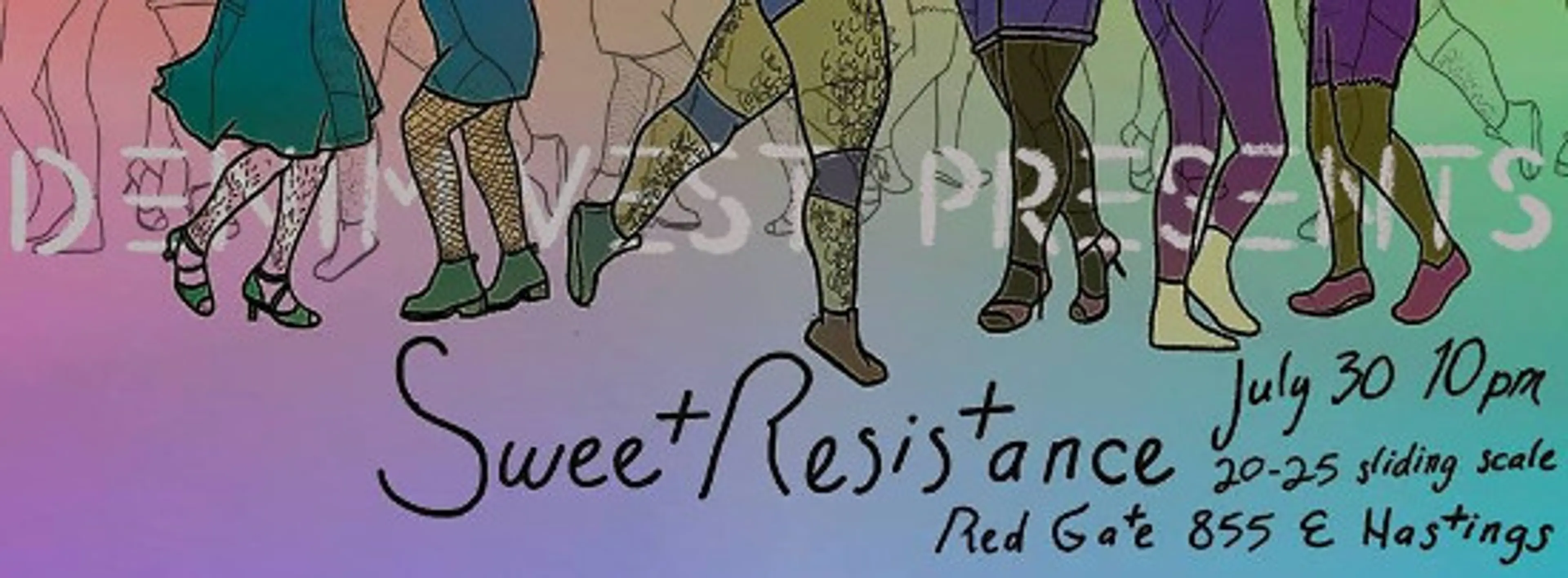 Sweet Resistance, Denim Vest’s Last Party / Image by Jessalyn Frances Lemay