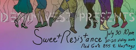 Sweet Resistance, Denim Vest’s Last Party / Image by Jessalyn Frances Lemay