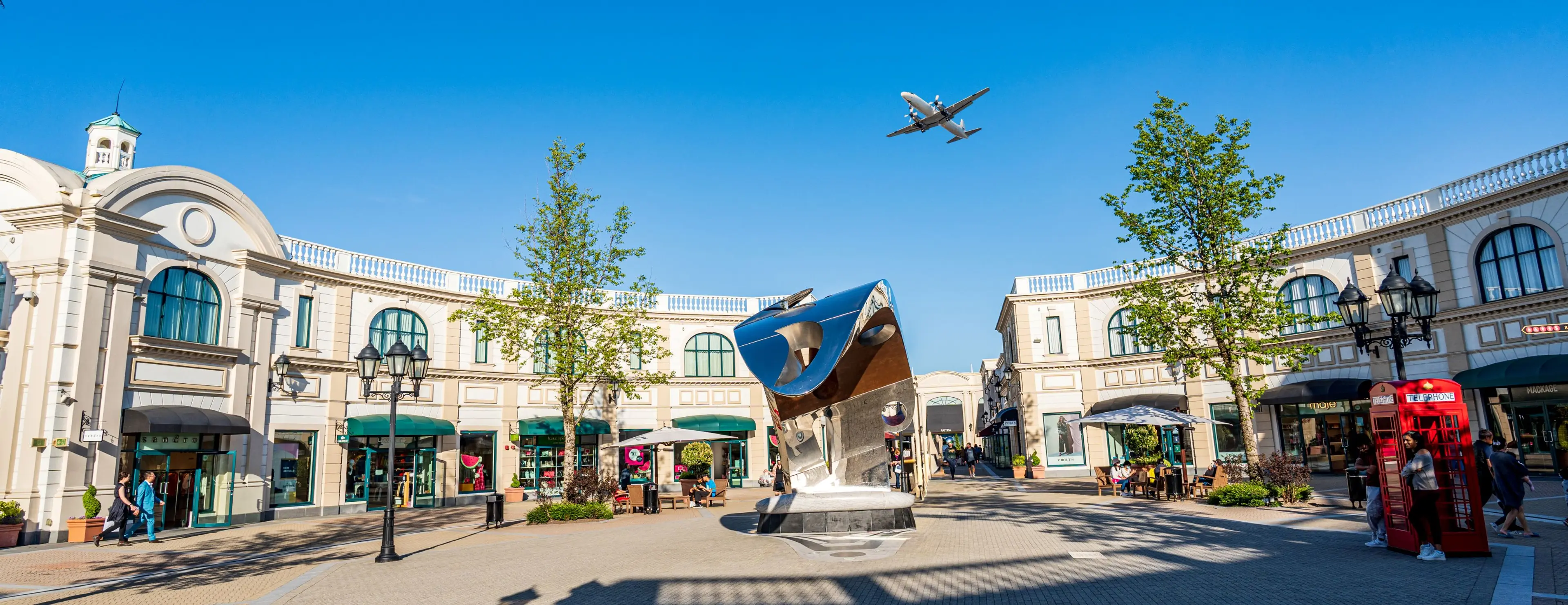 Exterior from the McArthurGlen Designer Outlet Vancouver Airport.