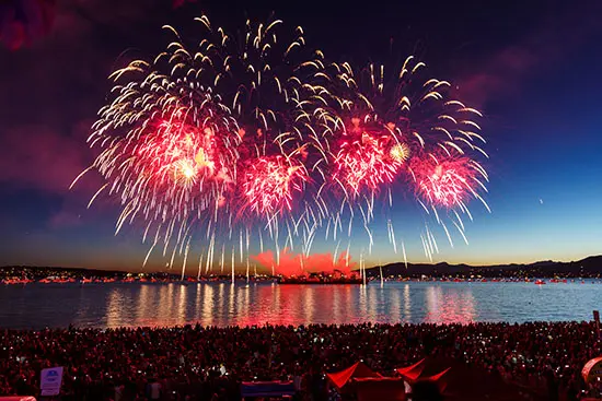 Japan, the U.K. and Canada Will Light Up the Skies Over English Bay For the 27th Year! (Free Tickets)
