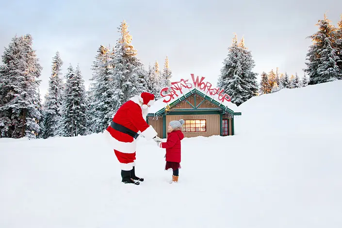 Peak of Christmas at Grouse Mountain