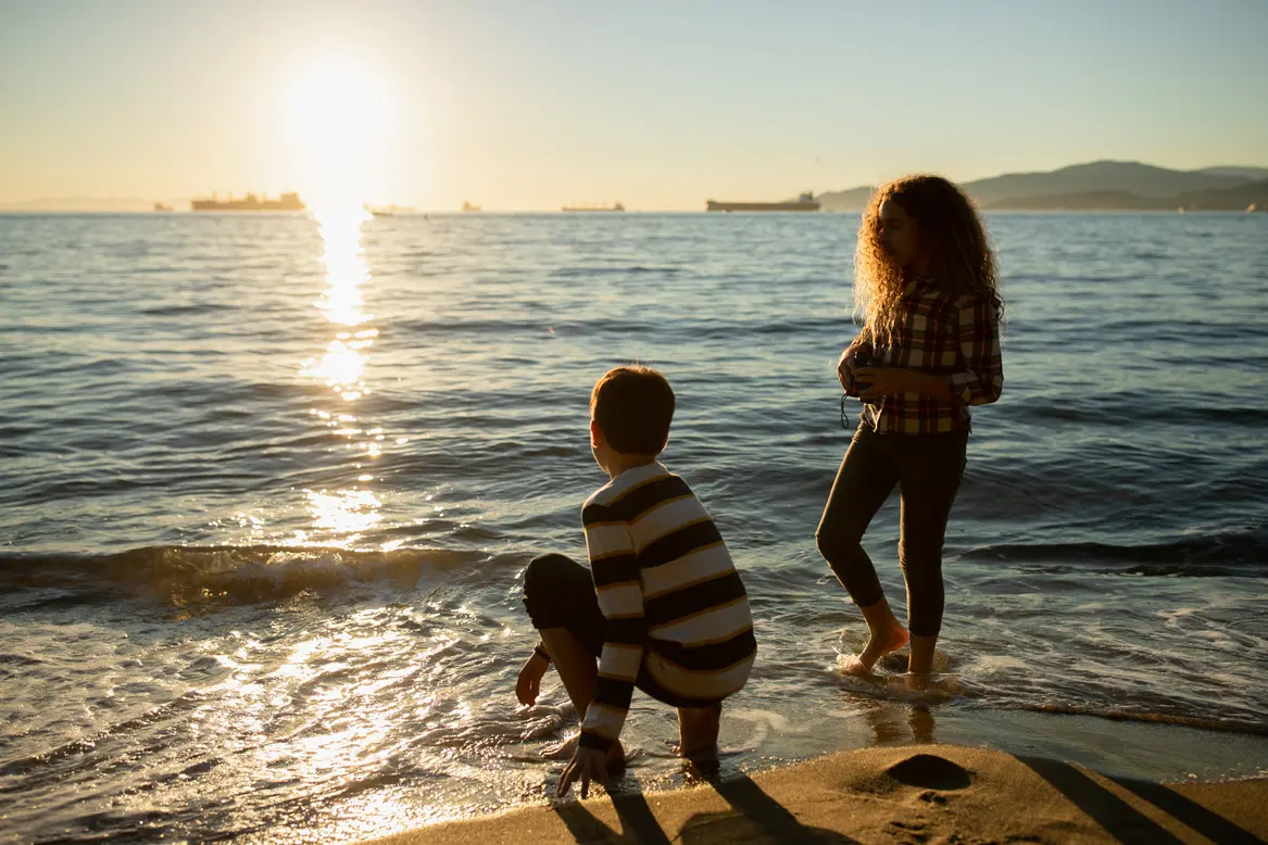 Vancouver's Third Beach at Sunset