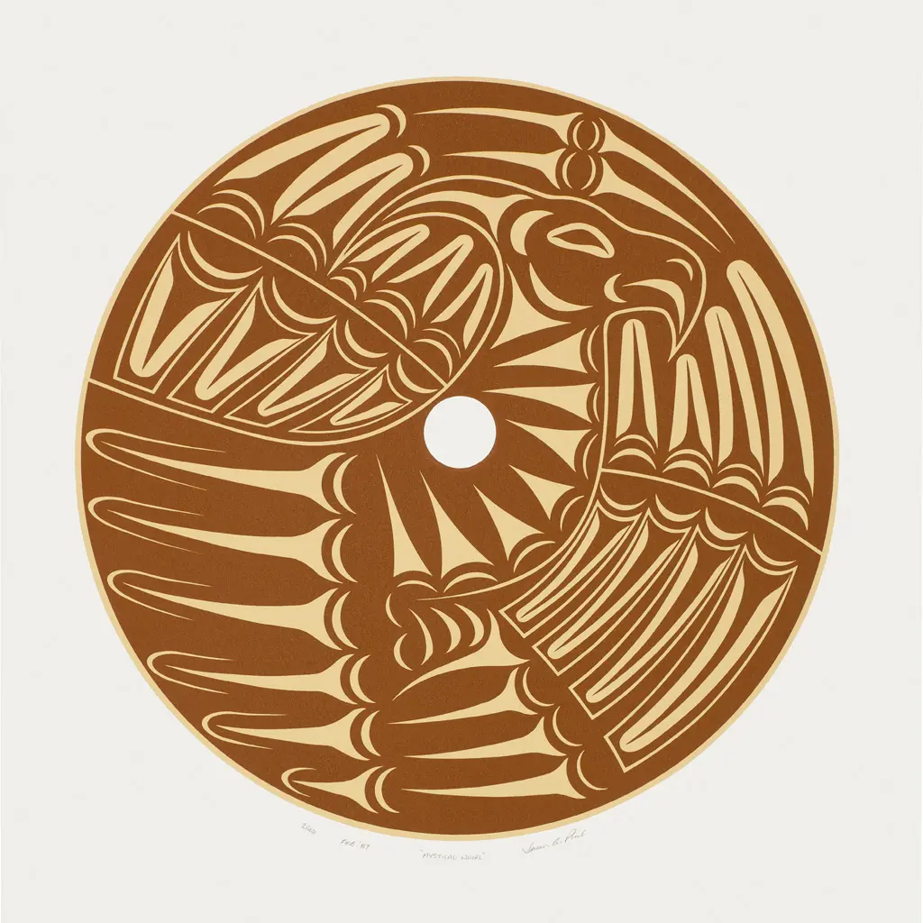 Susan Point - Mystical Whorl, 1987