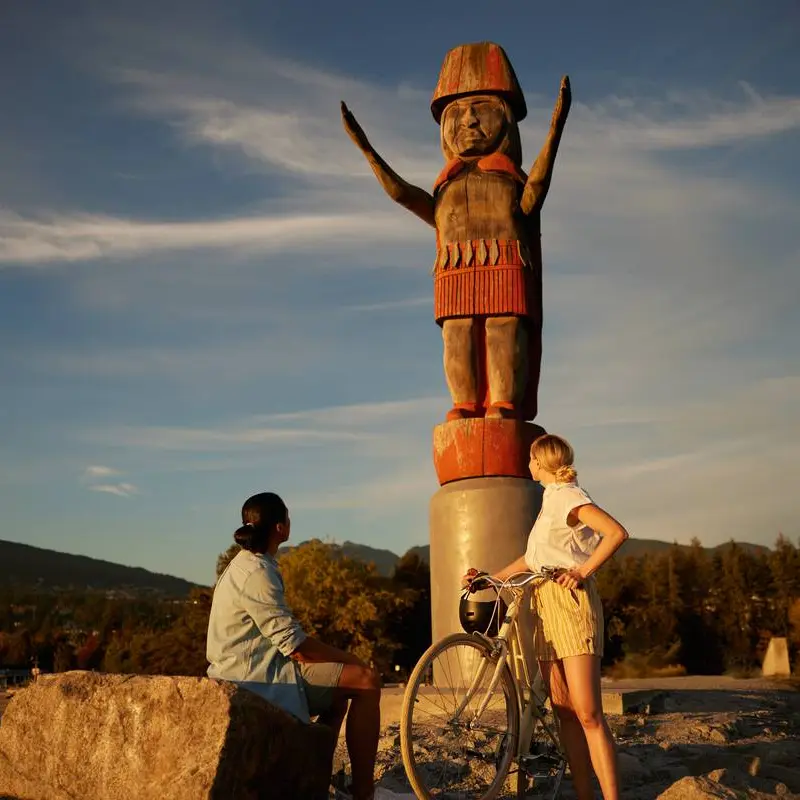 Squamish Nation Welcome Figure - Ambleside Park