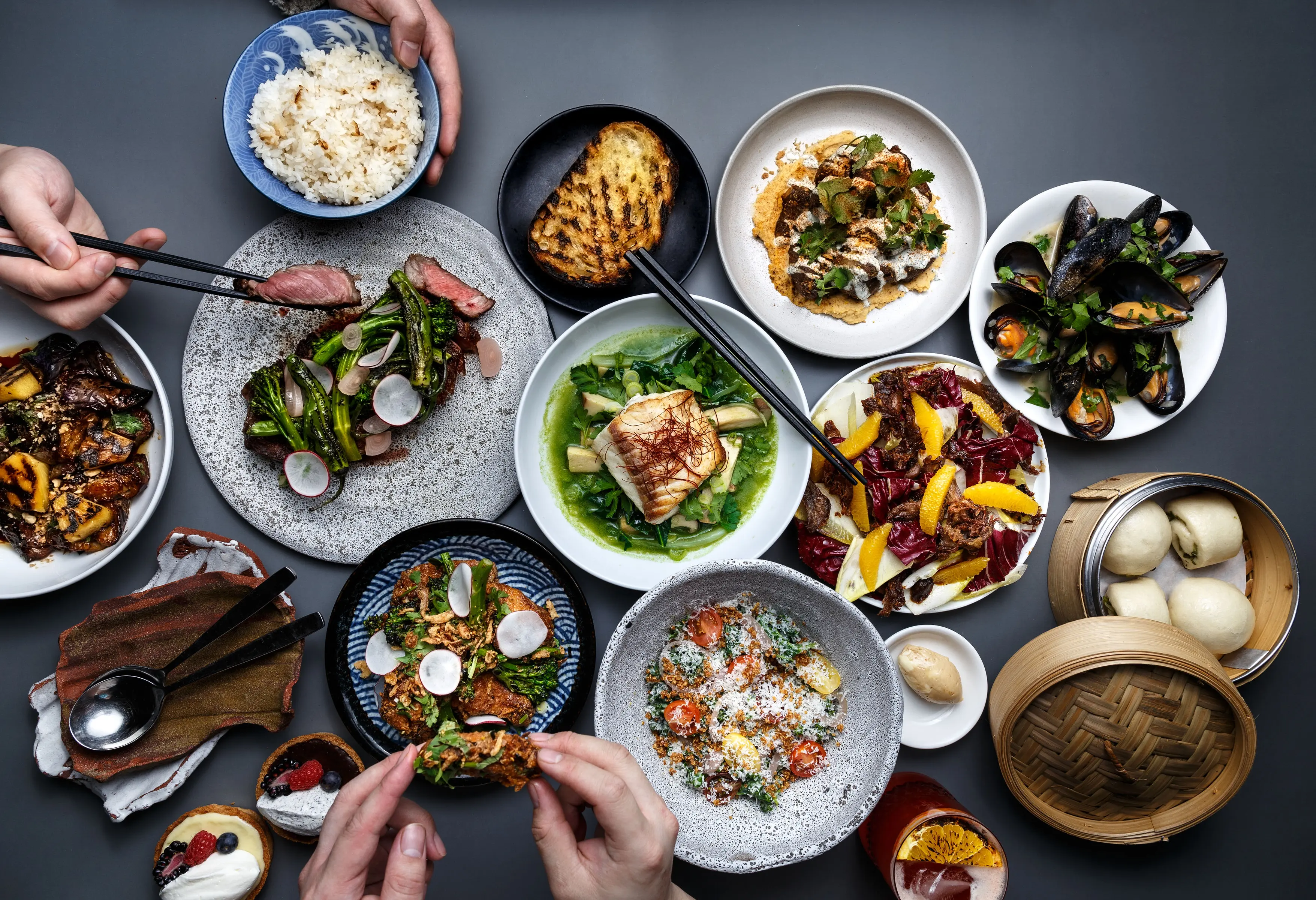 Table of food