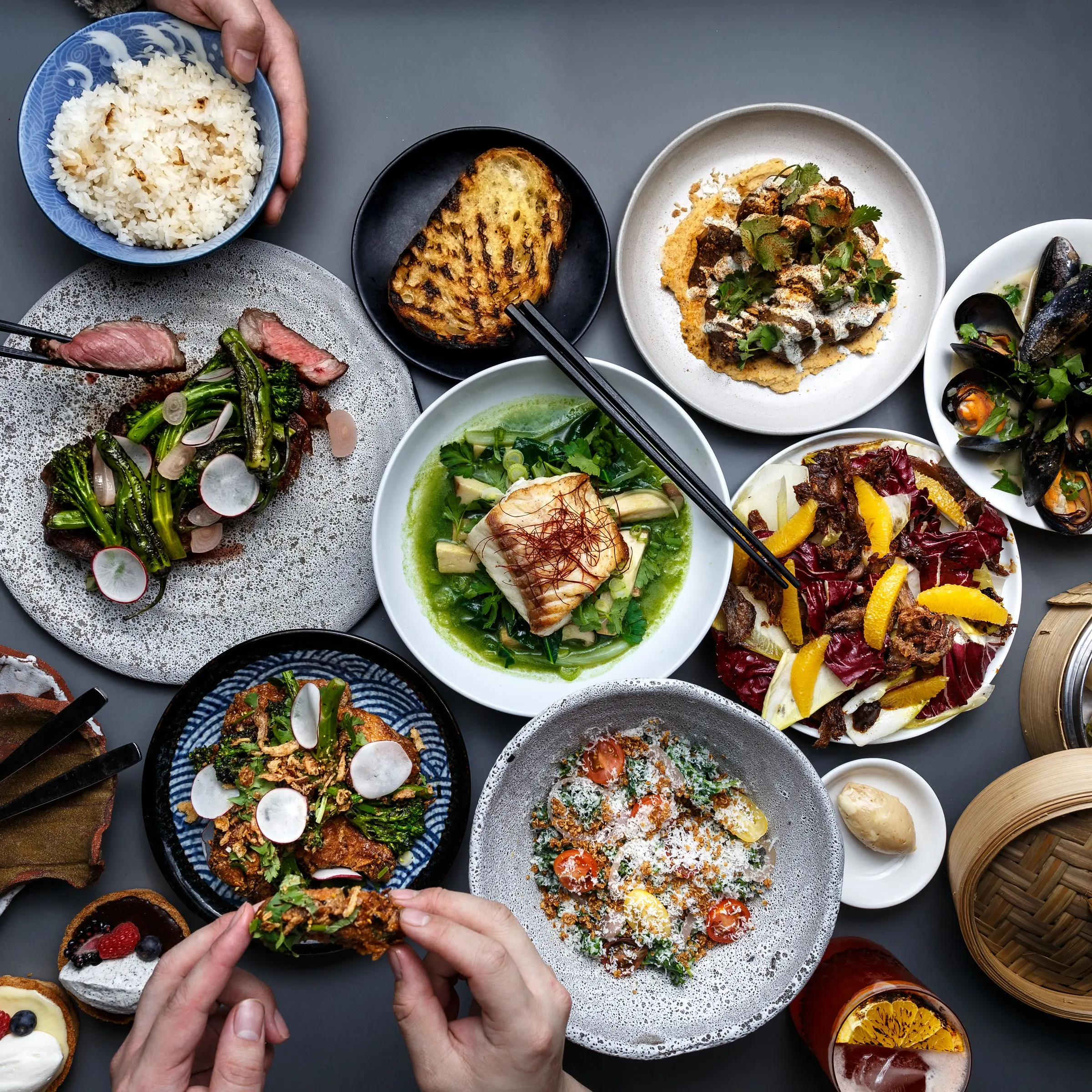 Table of food