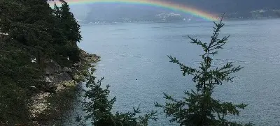 Rainbow to Bowen Island