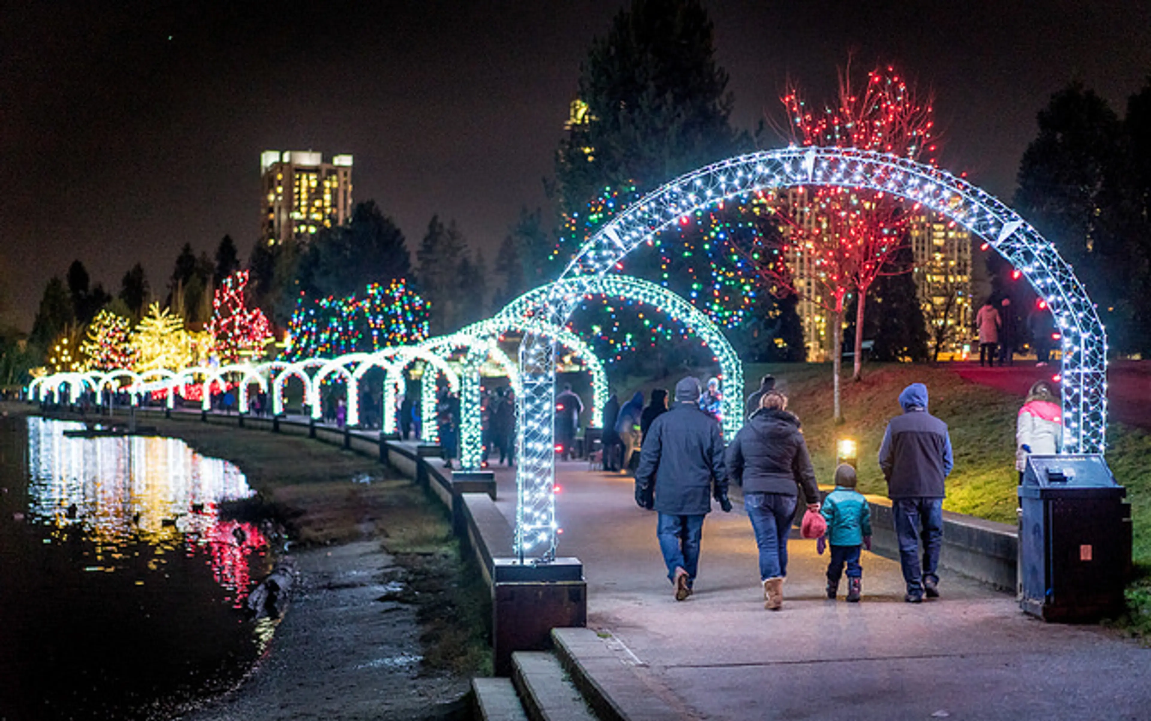 Lights at Lafarge is the Largest Free Outdoor Light Display in the Lower Mainland