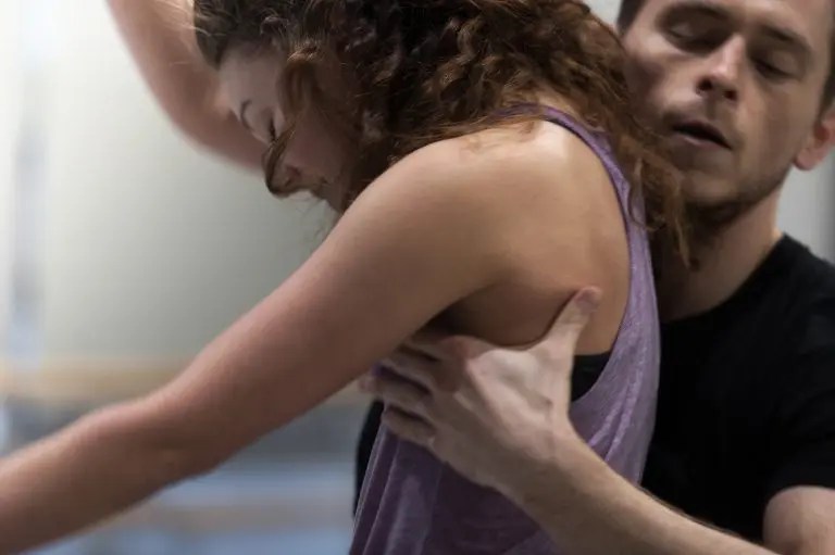 Ballet BC Dancers Brandon Alley and Emily Chessa. Cindi Wicklund photo.