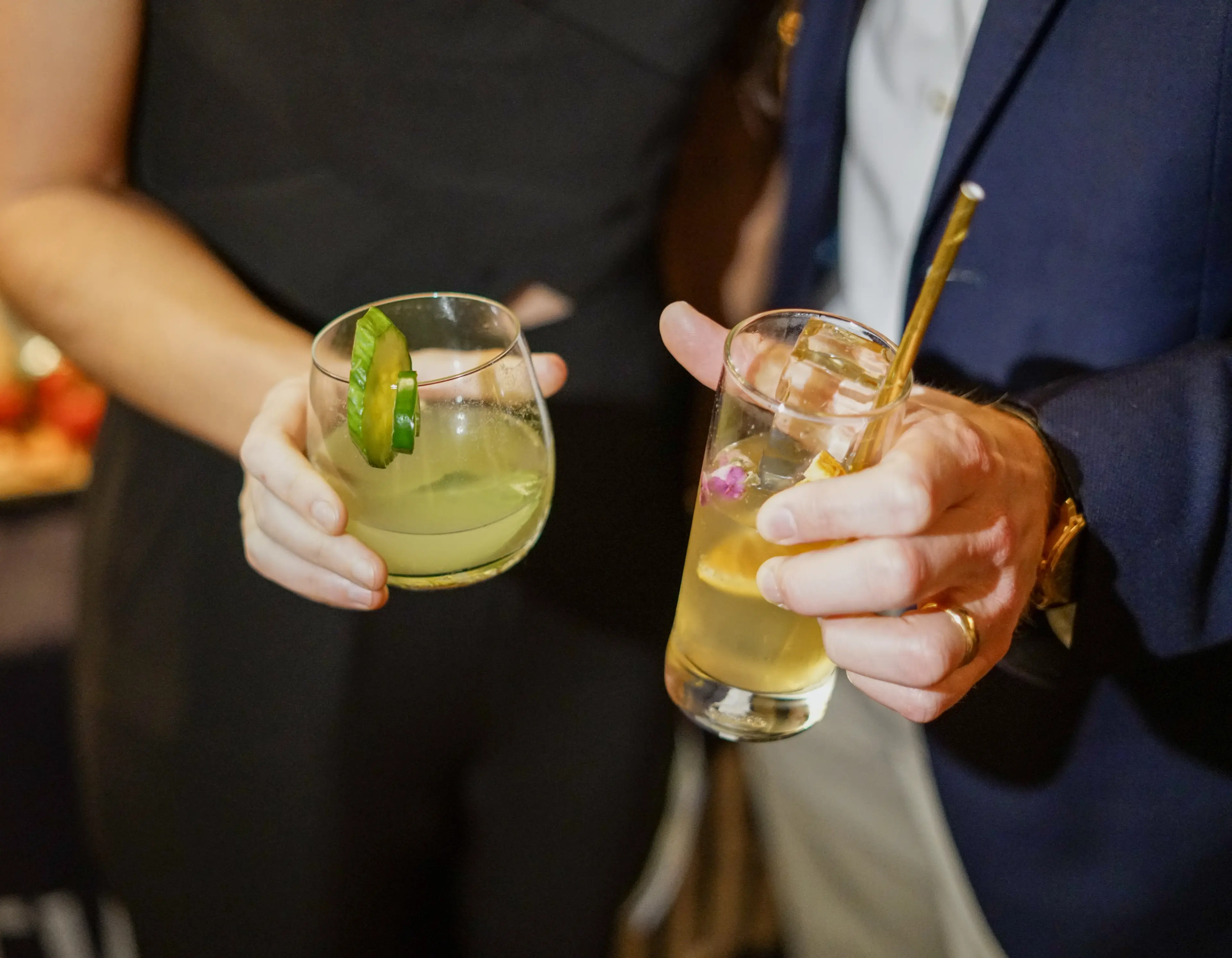 Enjoying drinks at Vancouver Cocktail Week