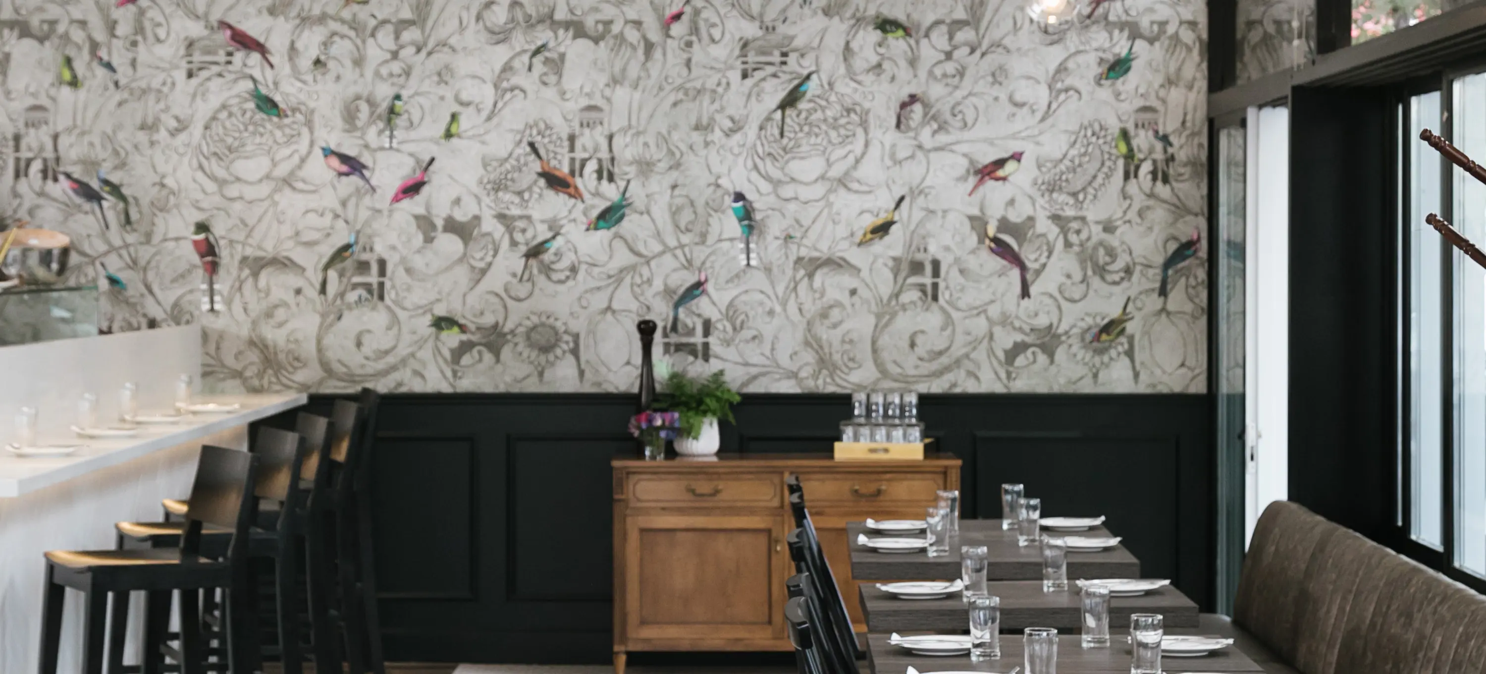 Our sky-high windows make every season feel like patio season.