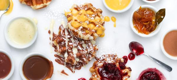 Waffles at Cafe Medina