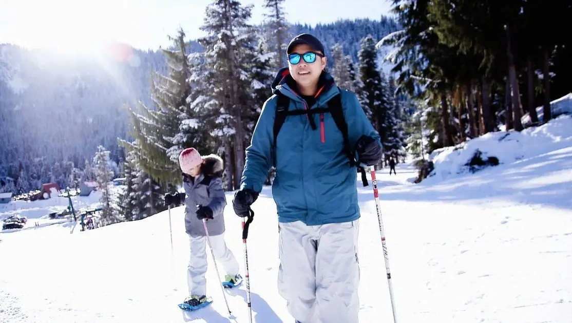 Snowshoeing at Sasquatch Mountain near Vancouver