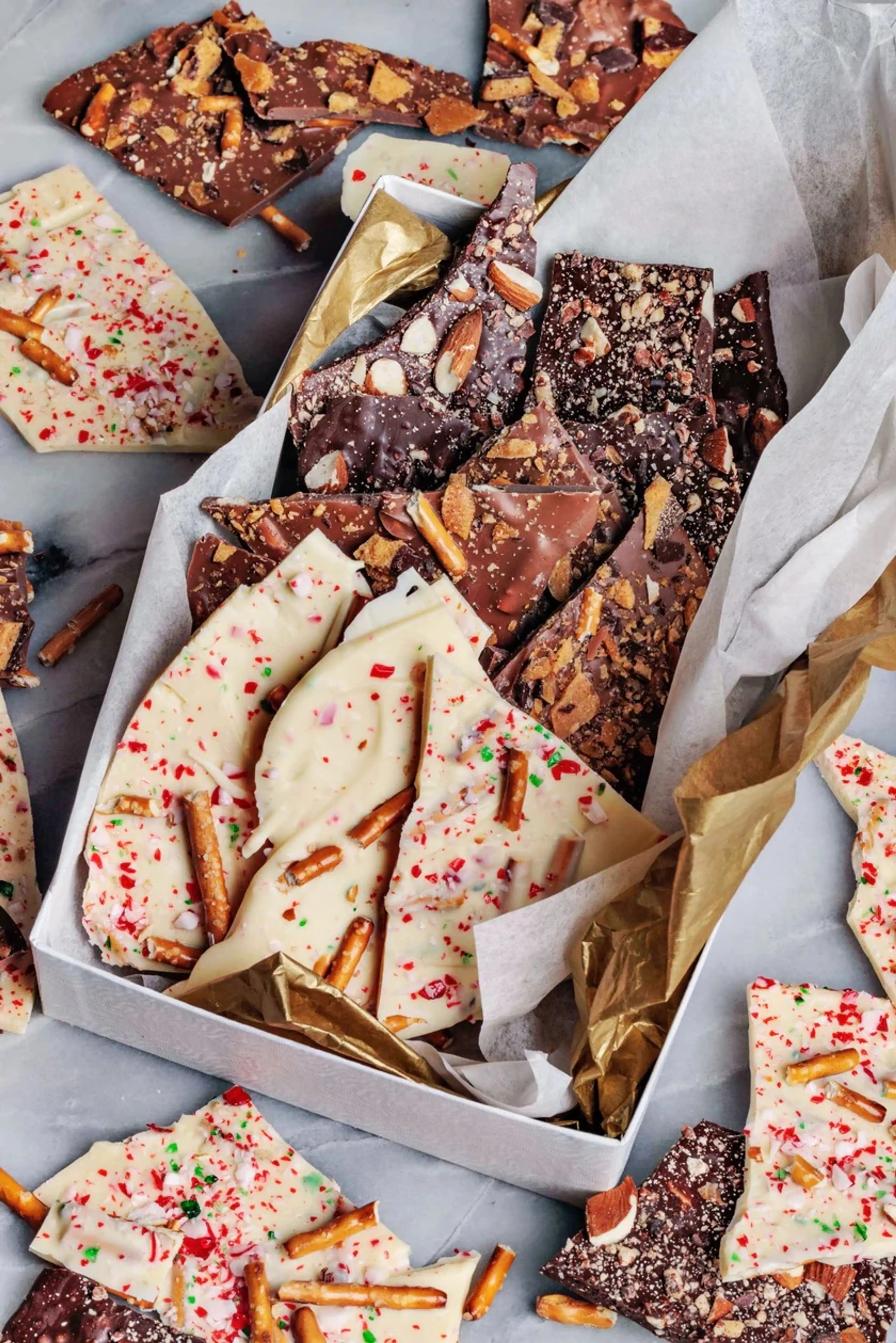 Holiday bark from Cadeaux Bakery