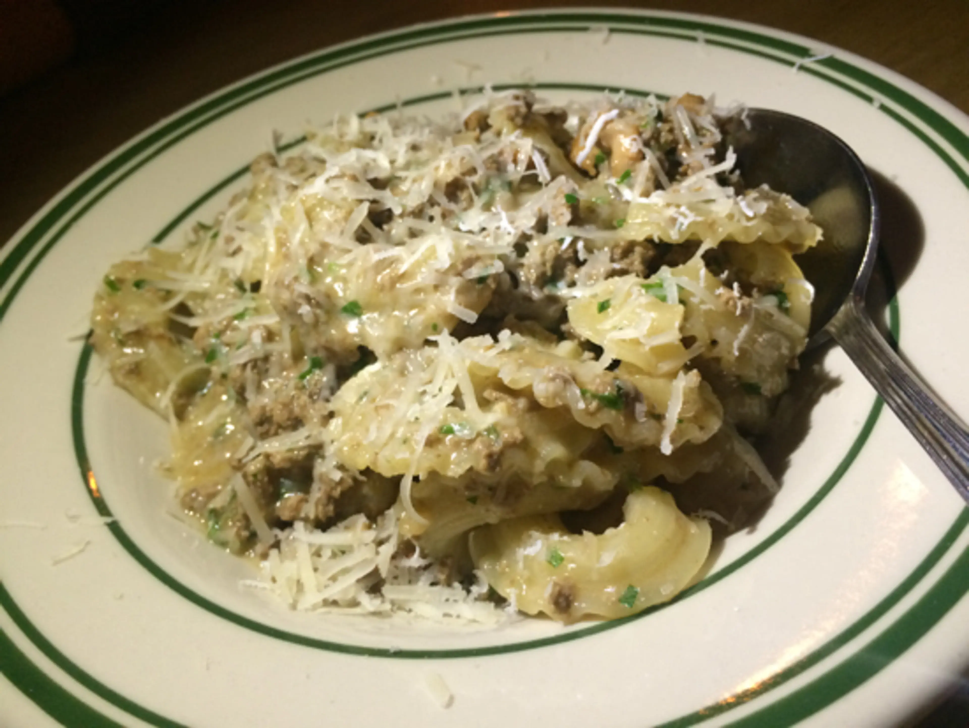 Creste di gallo with ragu bianco & hedgehog chanterelles (Photo Credit: Tara Lee)