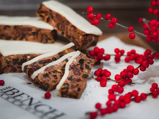 Christmas Cake from the Bench Bakehouse in Vancouver