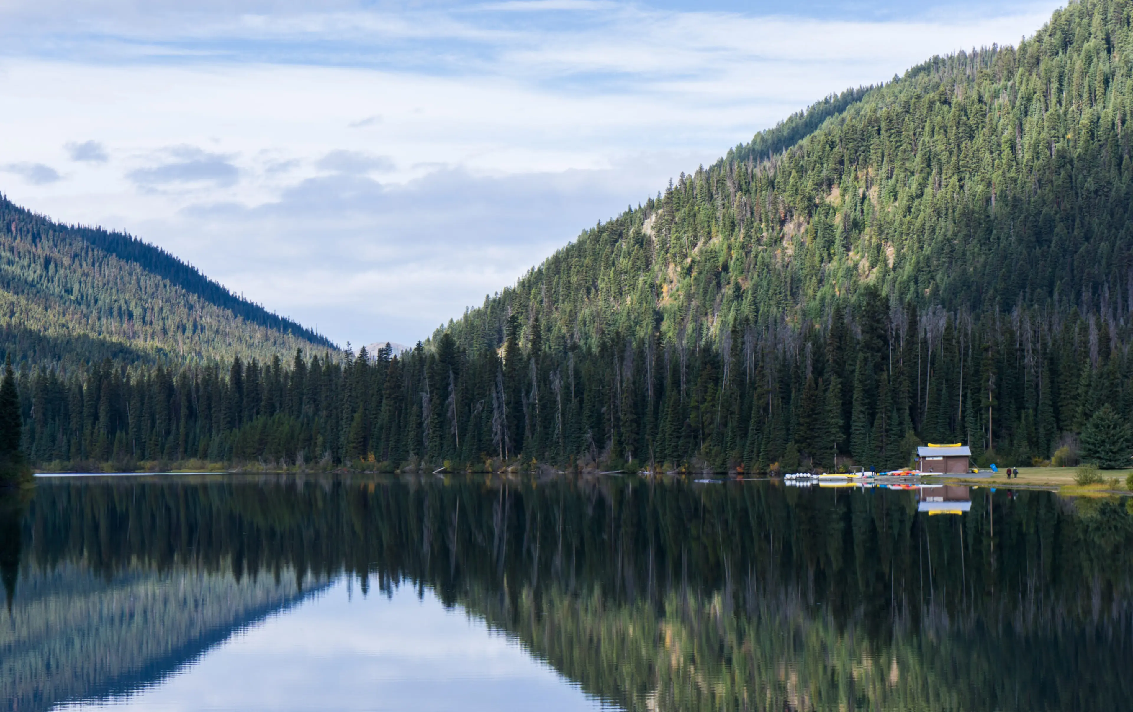 View from the Lightning Lakes day use area in Manning Park