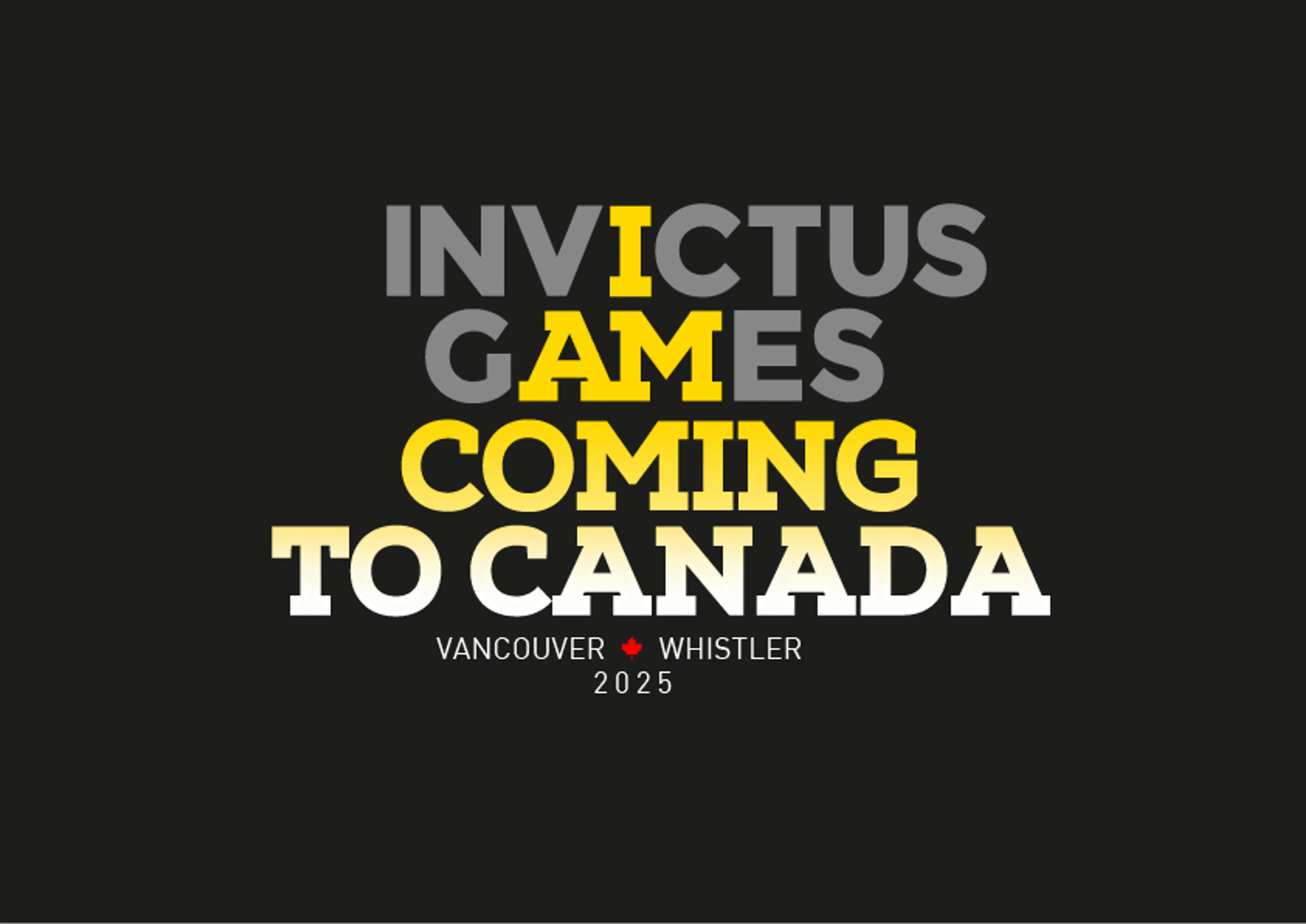 Canada Wins 2025 Bid for Invictus Games in Vancouver and Whistler