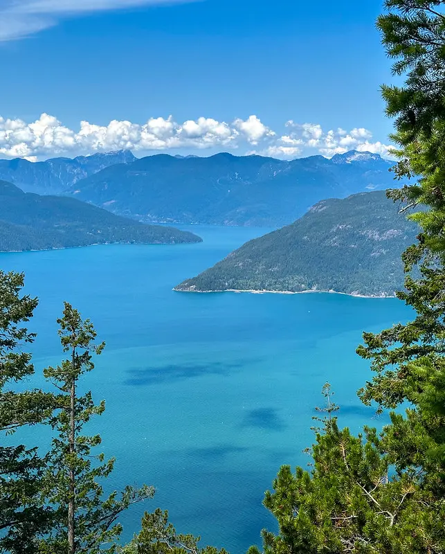 Looking north from Tunnel Bluffs