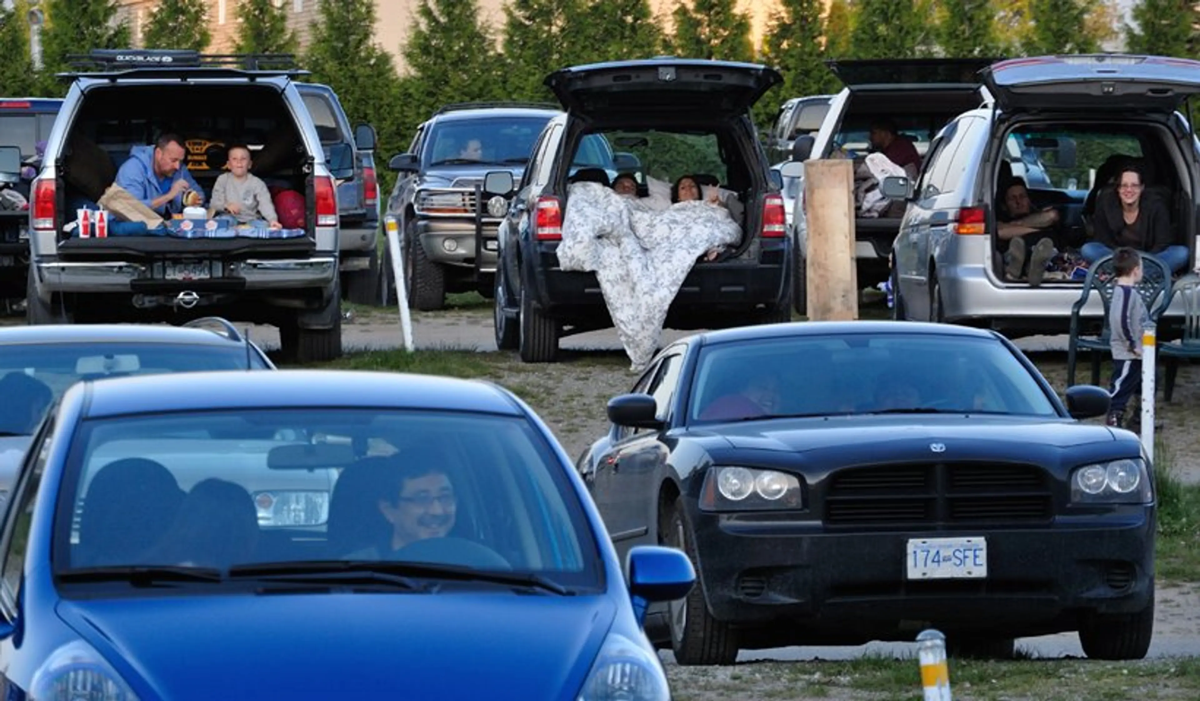 twilight drive-in movie theatre