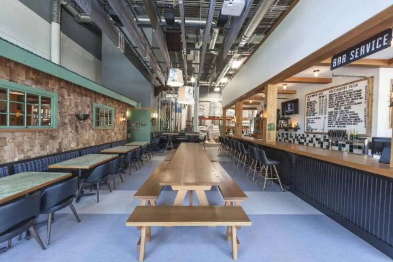 Tasting Room at Backcountry Brewing in Squamish