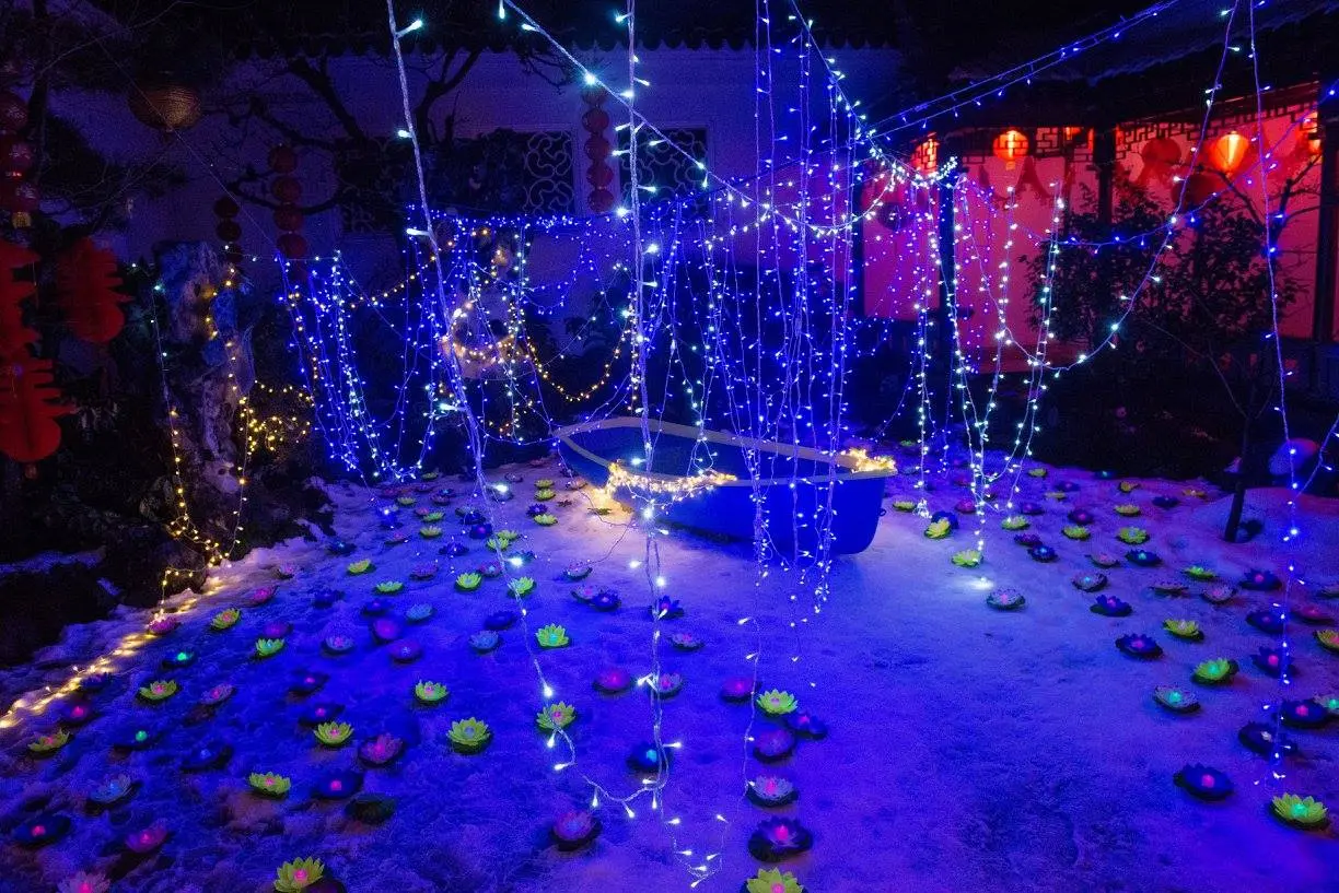 Lanterns in the garden 2018