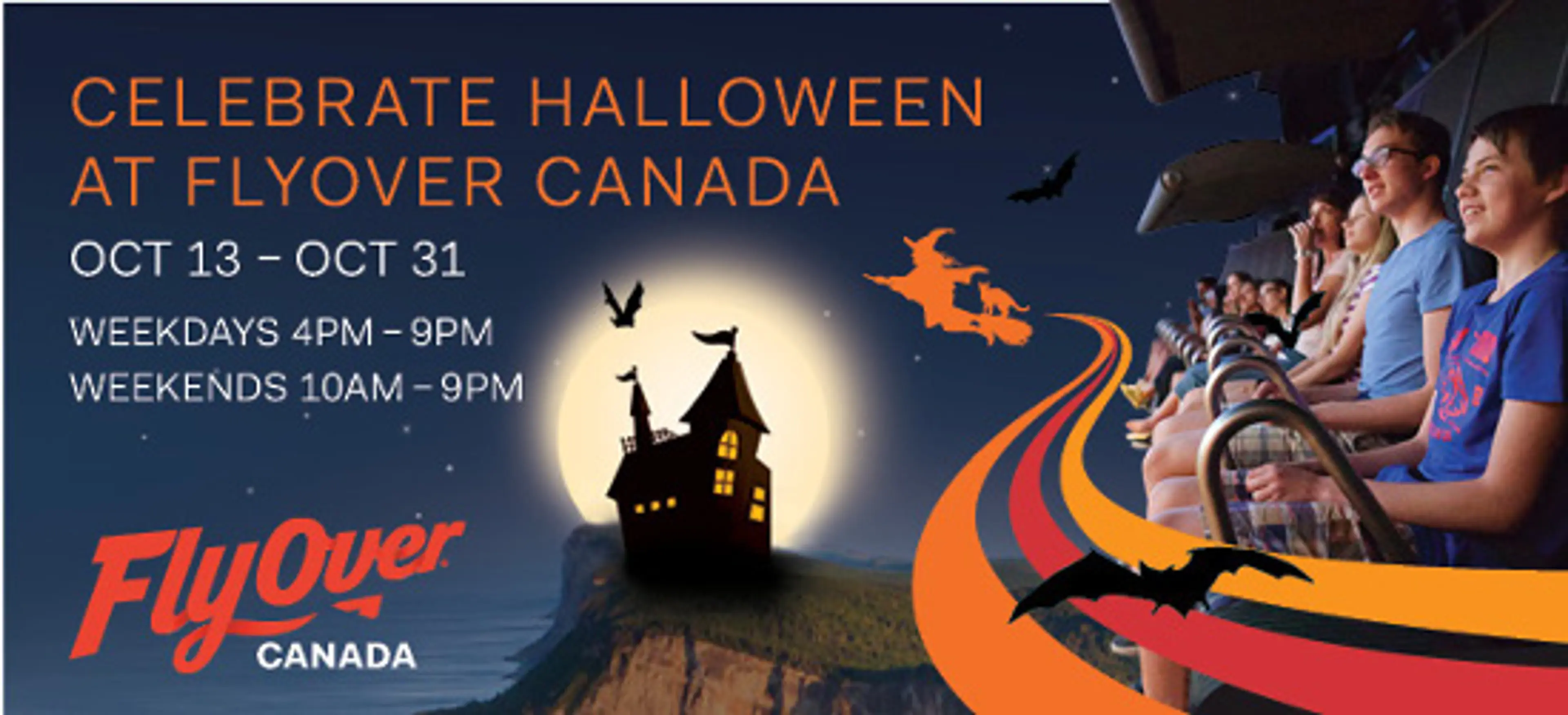 Halloween at FlyOver Canada (Free Prize Pack Giveaway!)