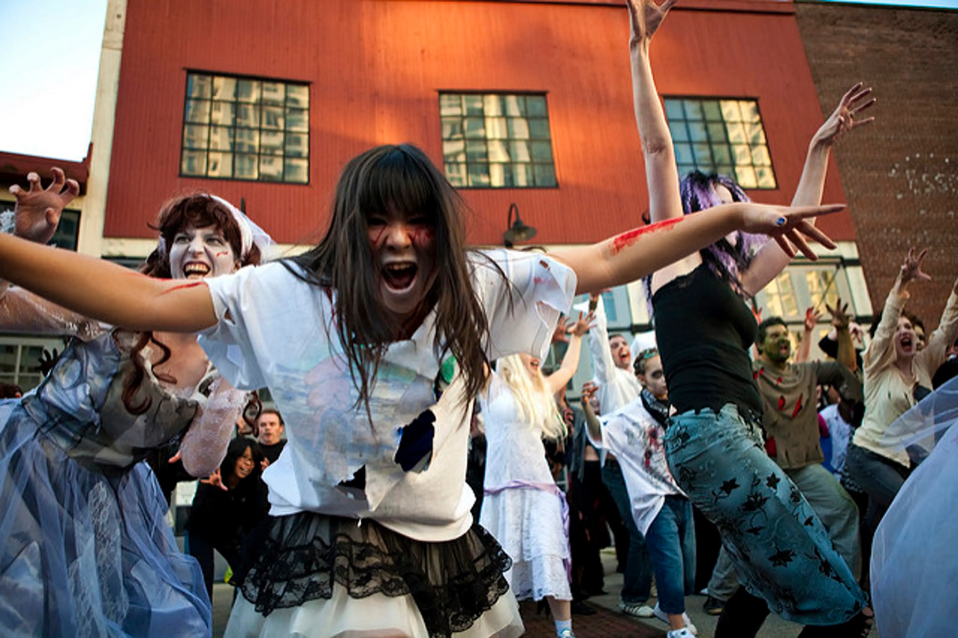 Thrill the World Vancouver 2017: Annual Zombie Dance Flashmob (Yes, you read that correctly)