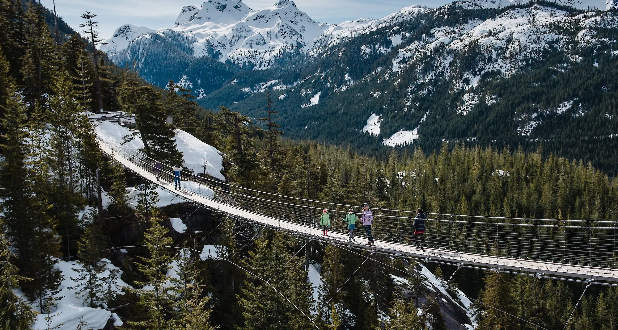 Sky Pilot Suspension Bridget at the Sea to Sky Gondola in Squamish