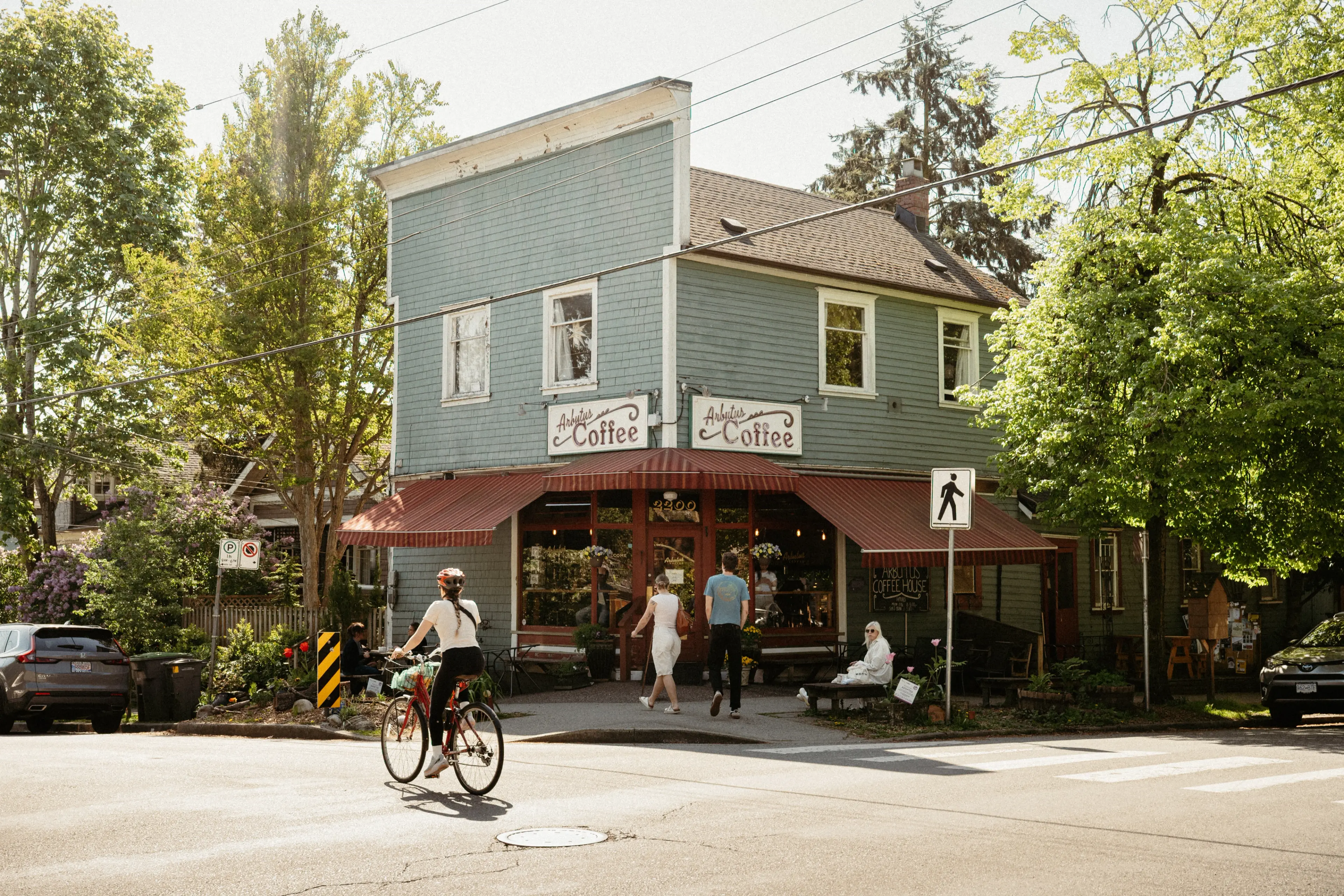 Exterior of Arbutus Coffee